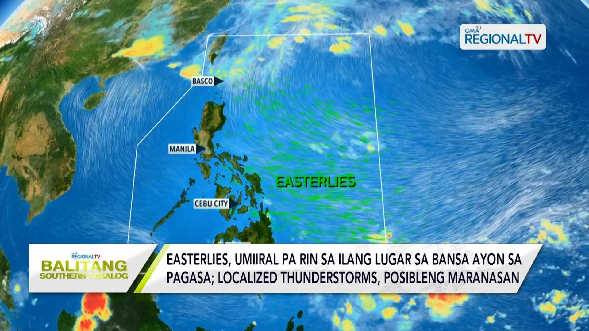 Mainit na panahon, posibleng makabuo ng localized thunderstorms