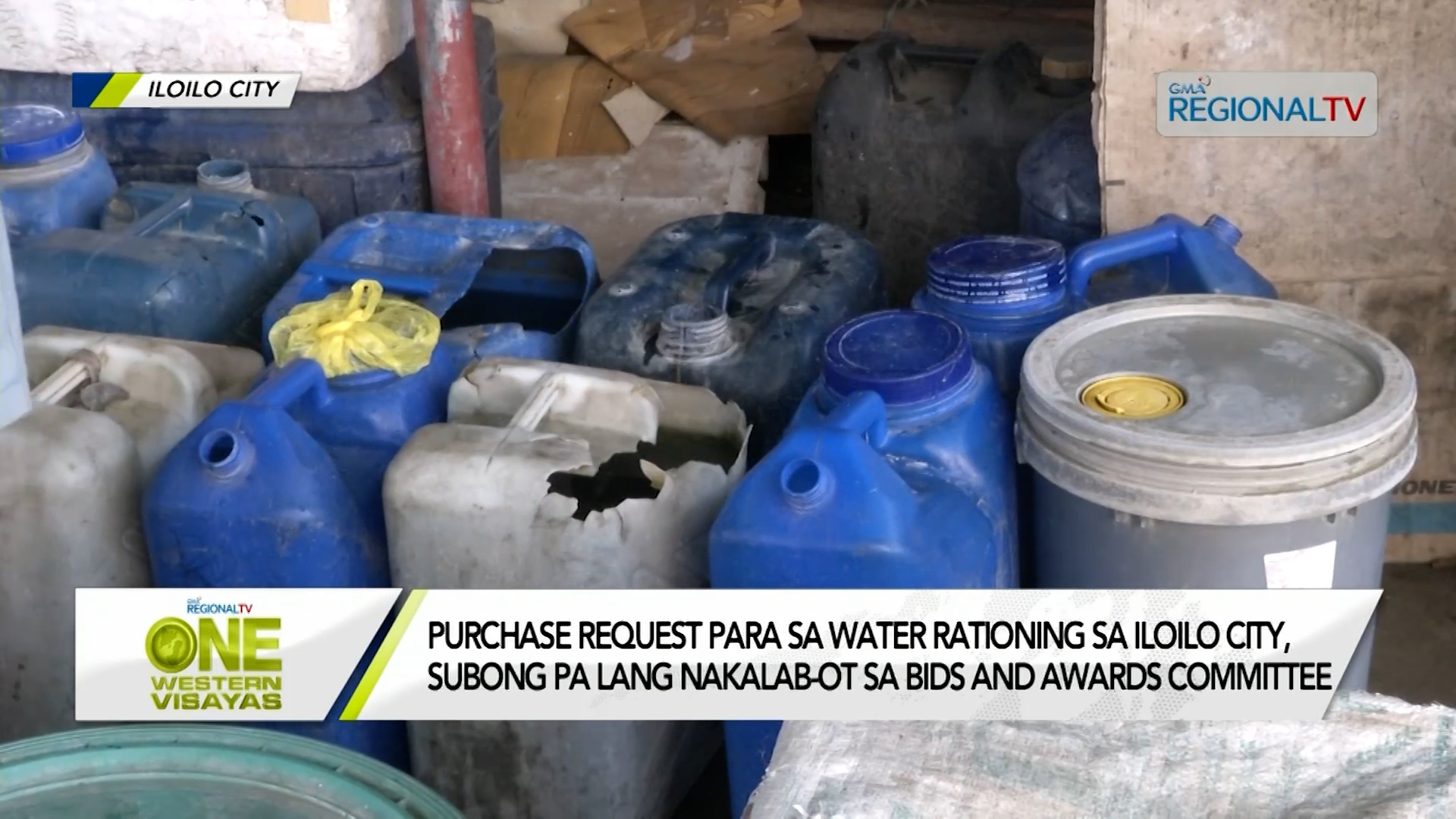 Purchase request sa water rationing sa Iloilo City, bag-o lang nabaton sang BAC