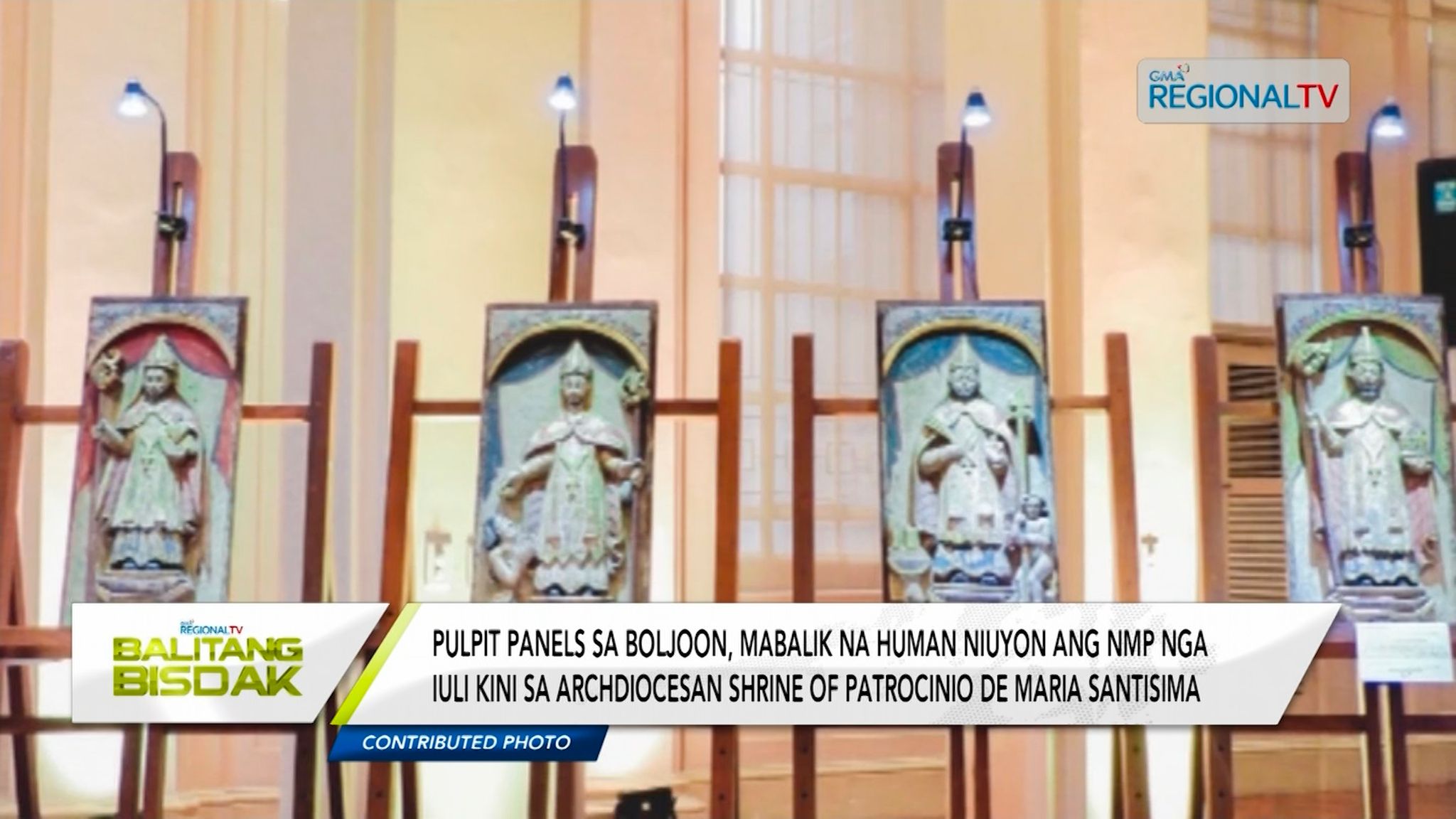 Pulpit panels sa Boljoon, mabalik na