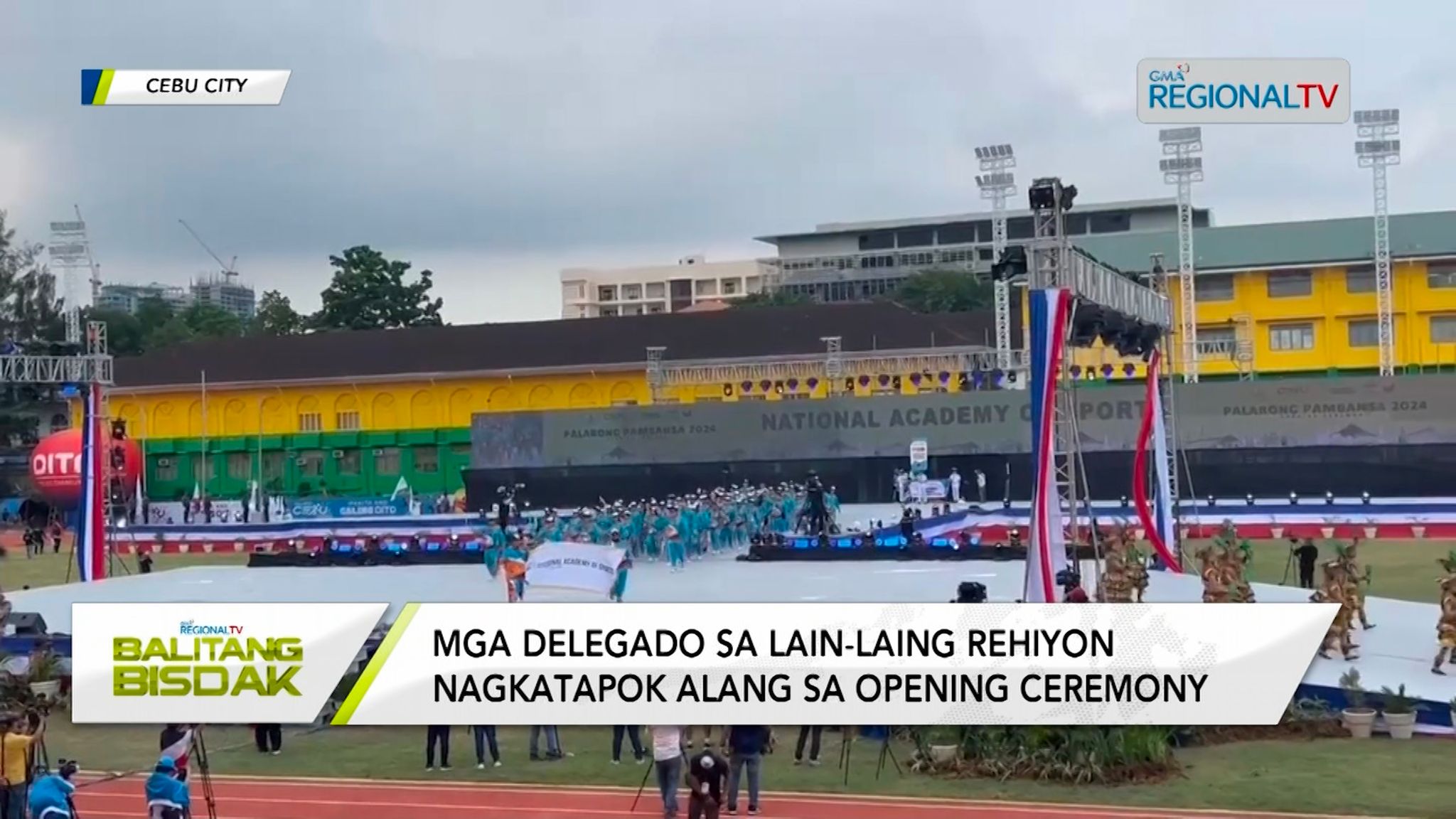 Palarong Pambansa 2024, pormal na'ng gibuksan
