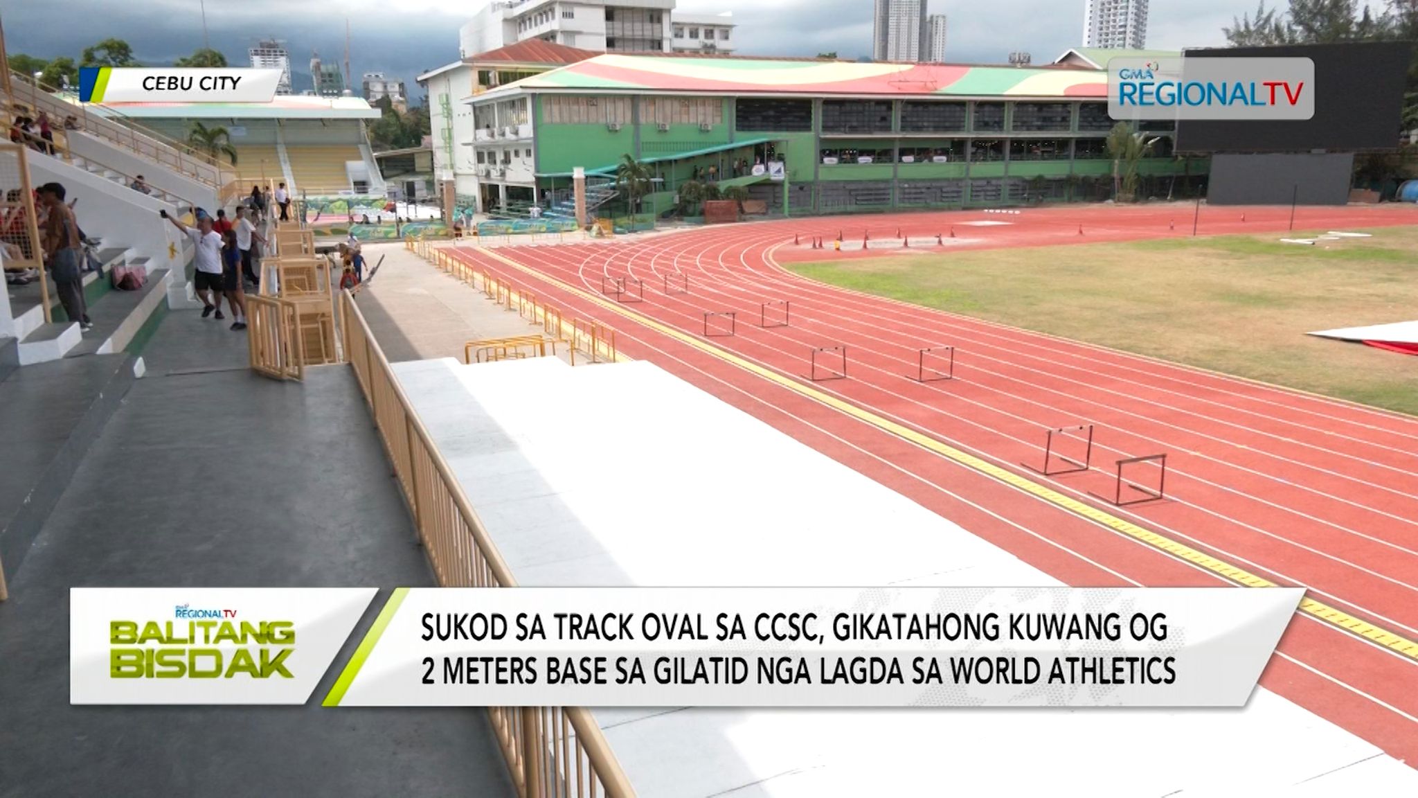 Oval track sa CCSC alang sa Palaro, kuwang sa sukod?