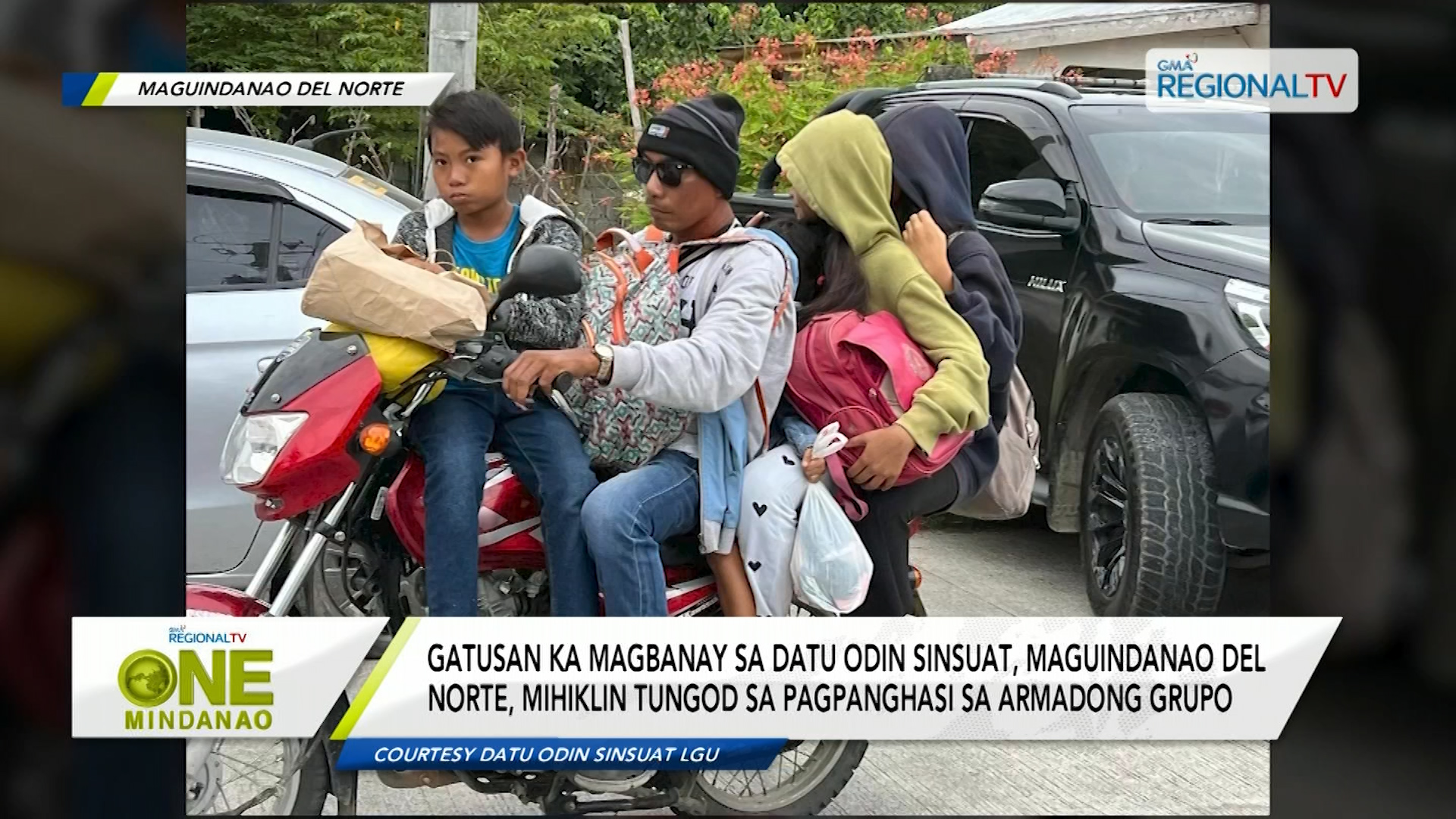 Gatusan ka magbanay sa Datu Odin Sinsuat, Maguindanao del Norte, mihiklin