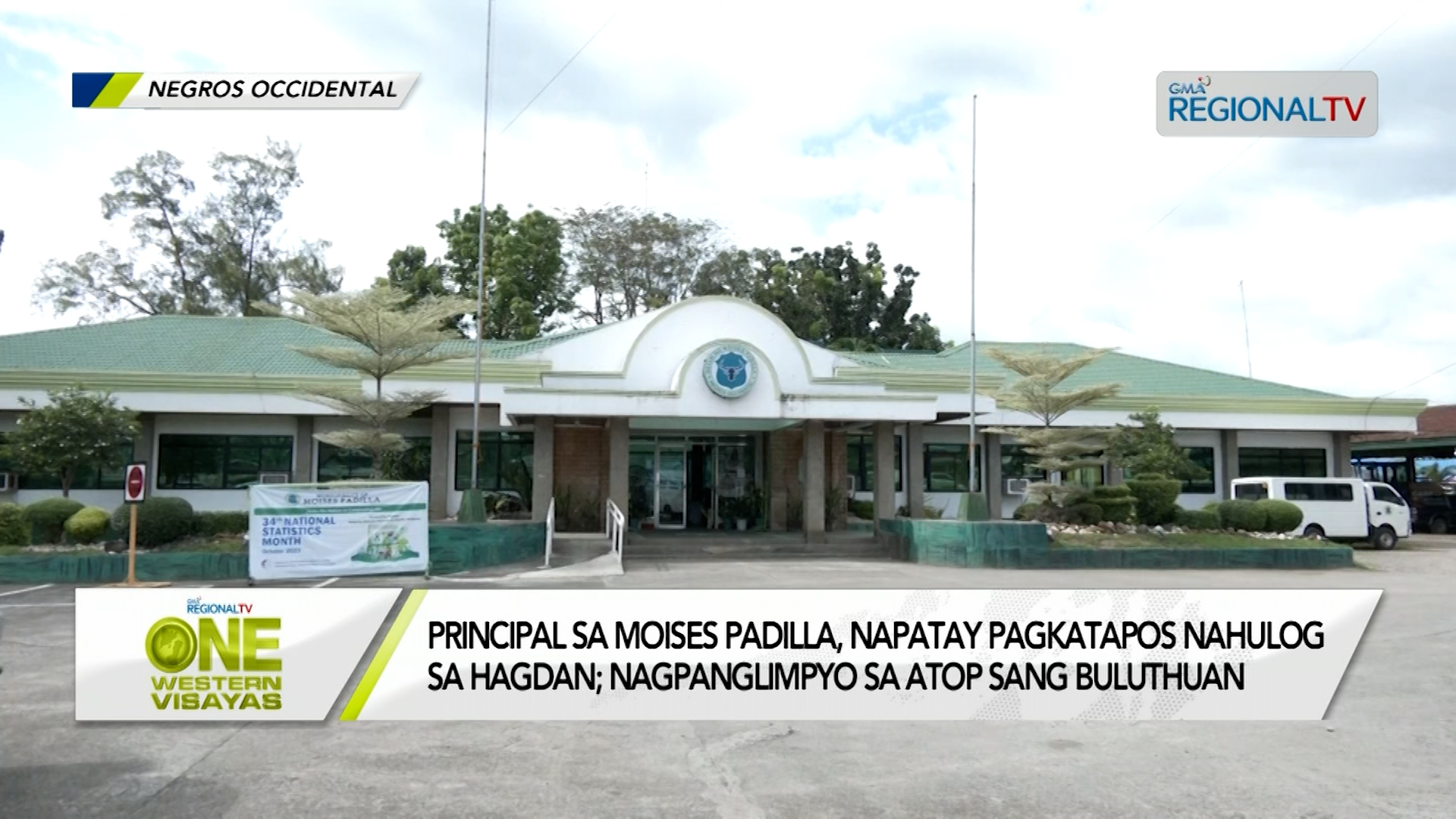 Principal sa Moises Padilla, napatay pagkatapos nahulog sa hagdan