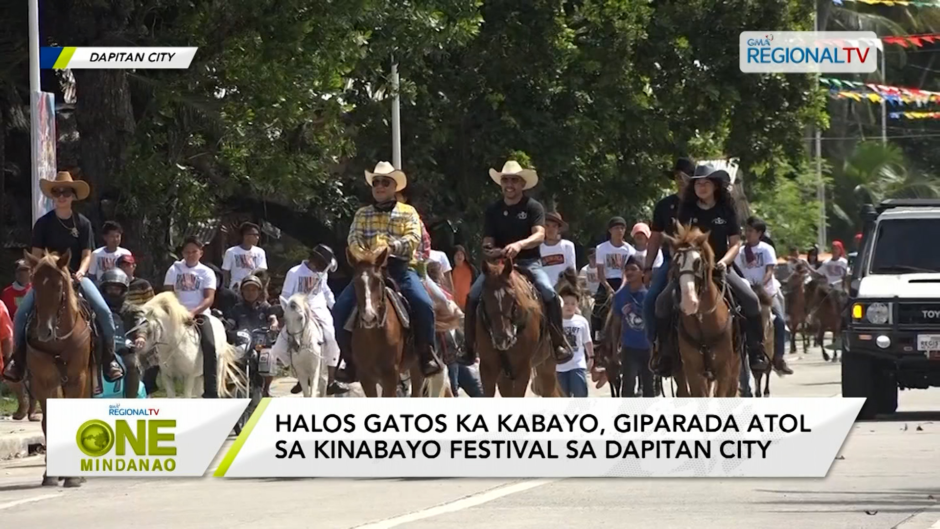 Halos gatos ka kabayo, giparada atol sa Kinabayo Festival sa Dapitan City