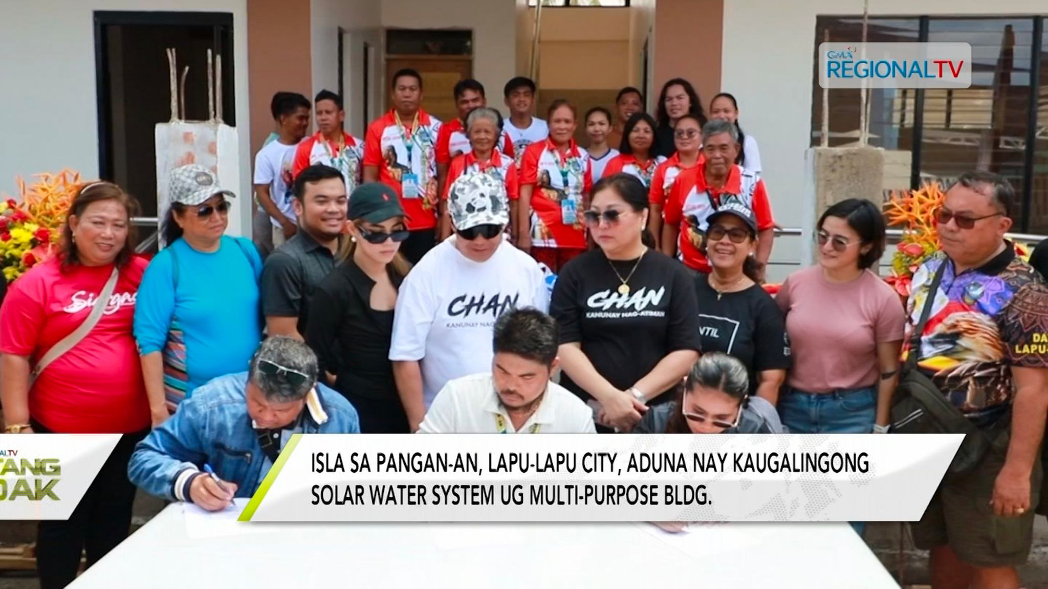 Pangan-an Island, adunay bag-ong barangay hall