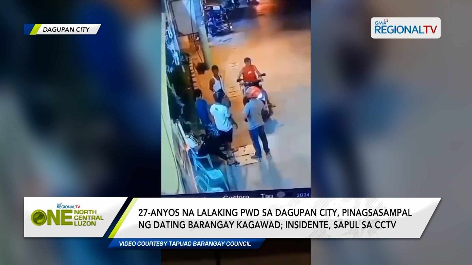 Lalaking PWD sa Dagupan City, pinagsasampal ng dating barangay kagawad