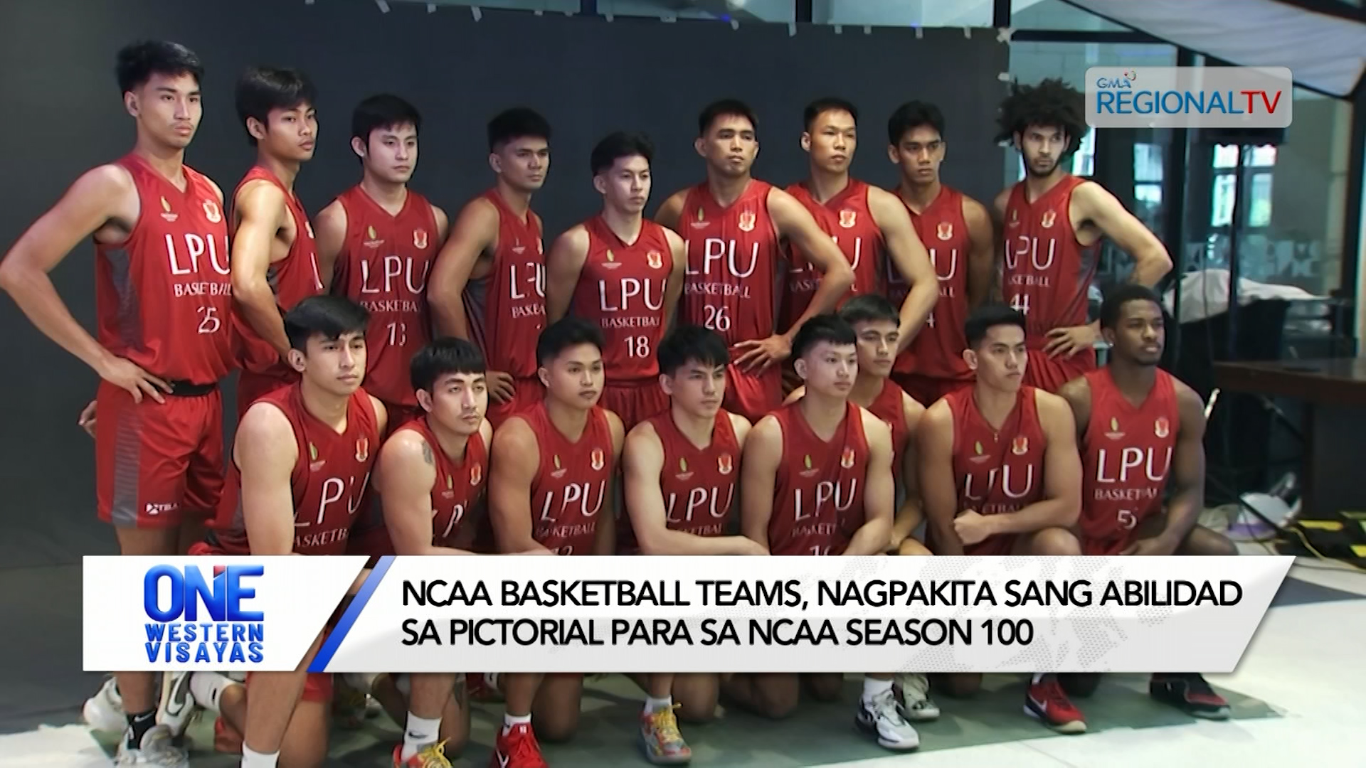 NCAA basketball teams, nagpakitang gilas sa pictorial para sa NCAA Season 100