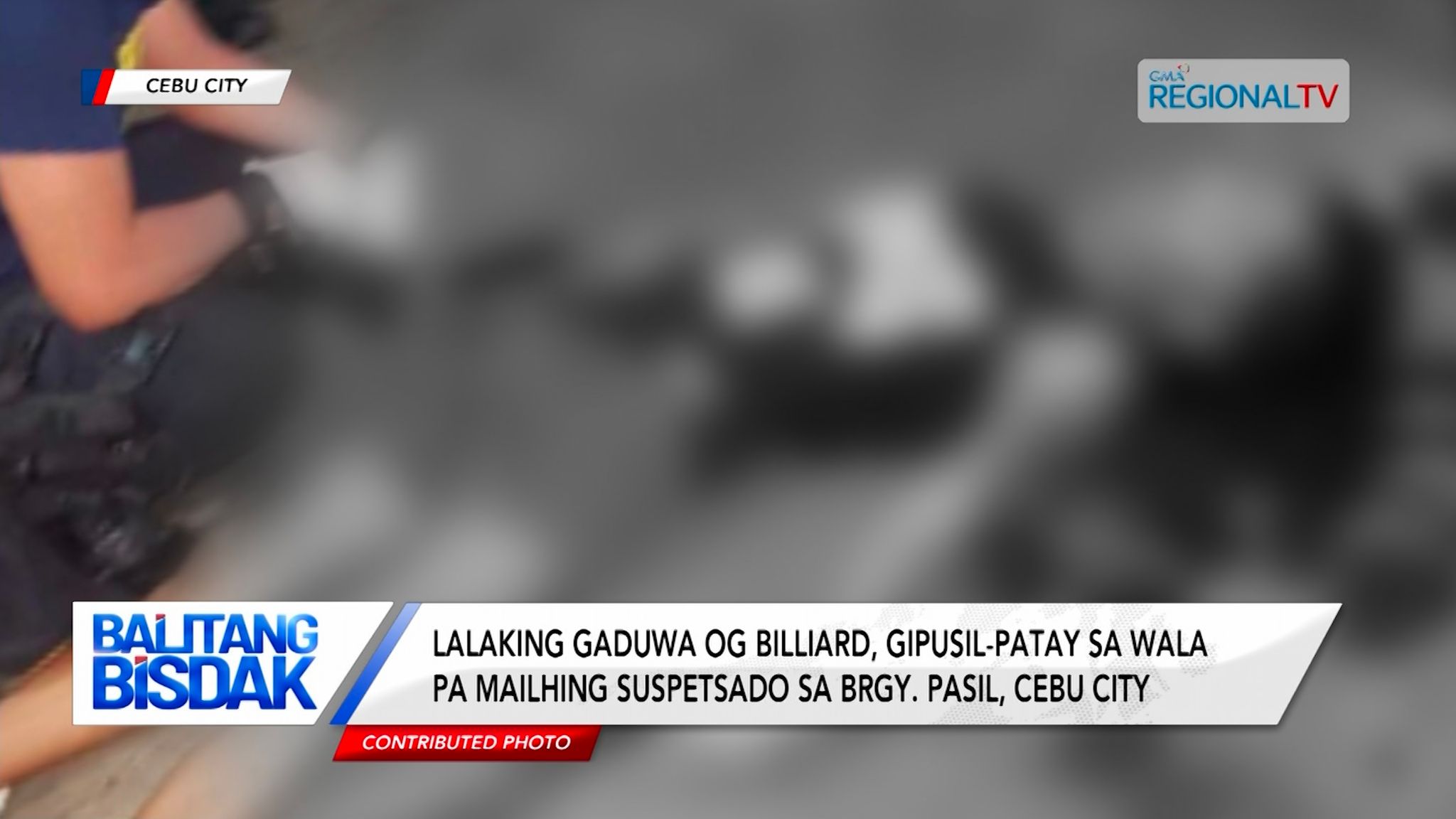 Lalaking nagduwa og billiard, gipusil patay sa Brgy. Pasil