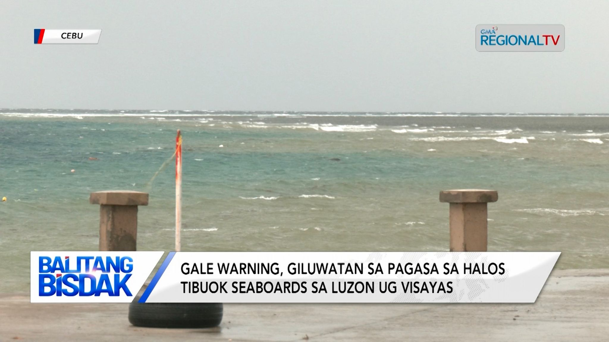 Gale warning, giluwatan sa PAGASA sa halos tibuok seaboards sa Luzon ug Visayas