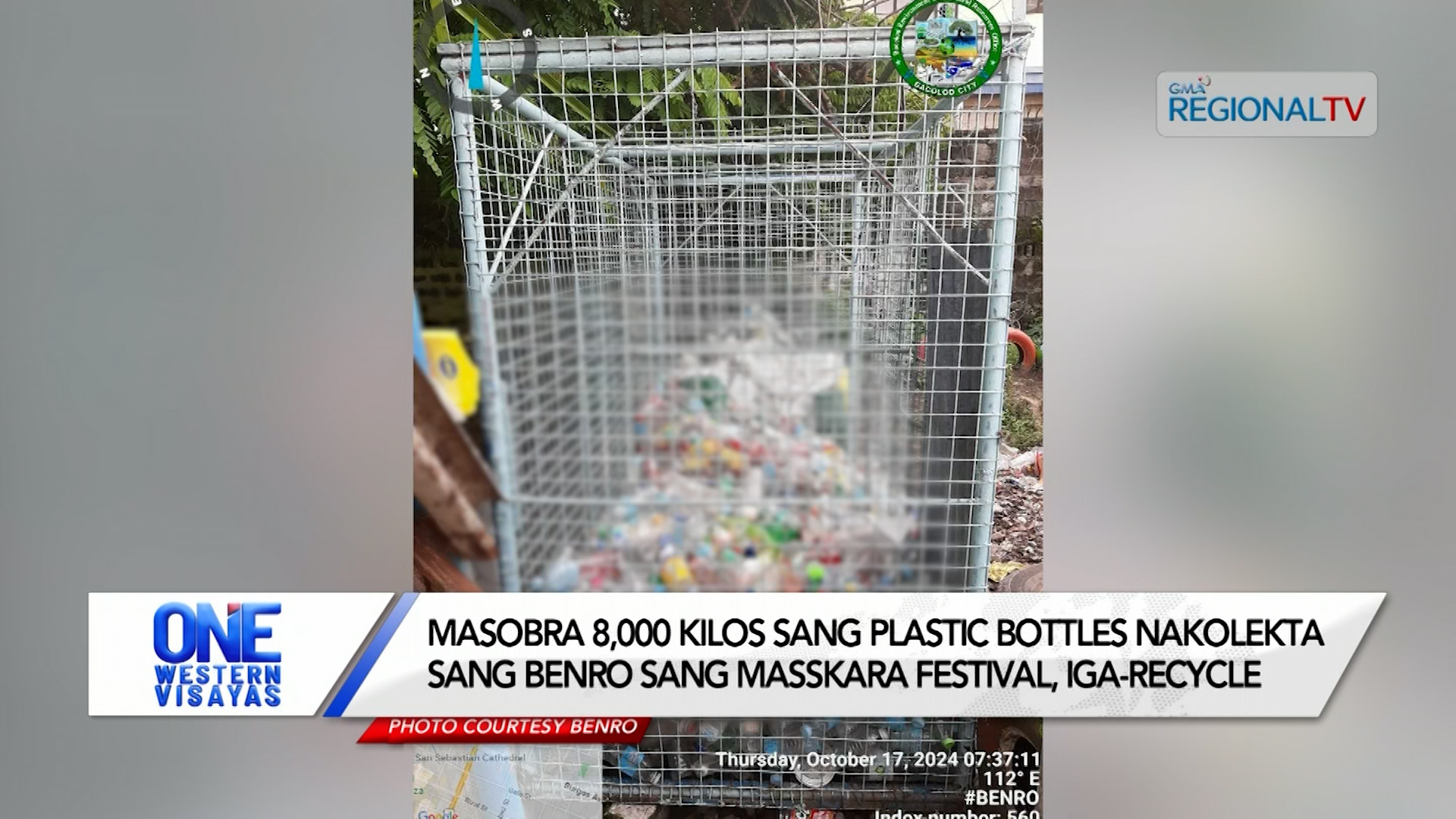 Masobra 8,000 kilos sang plastic bottles nakolekta sa Bacolod City, iga-recycle