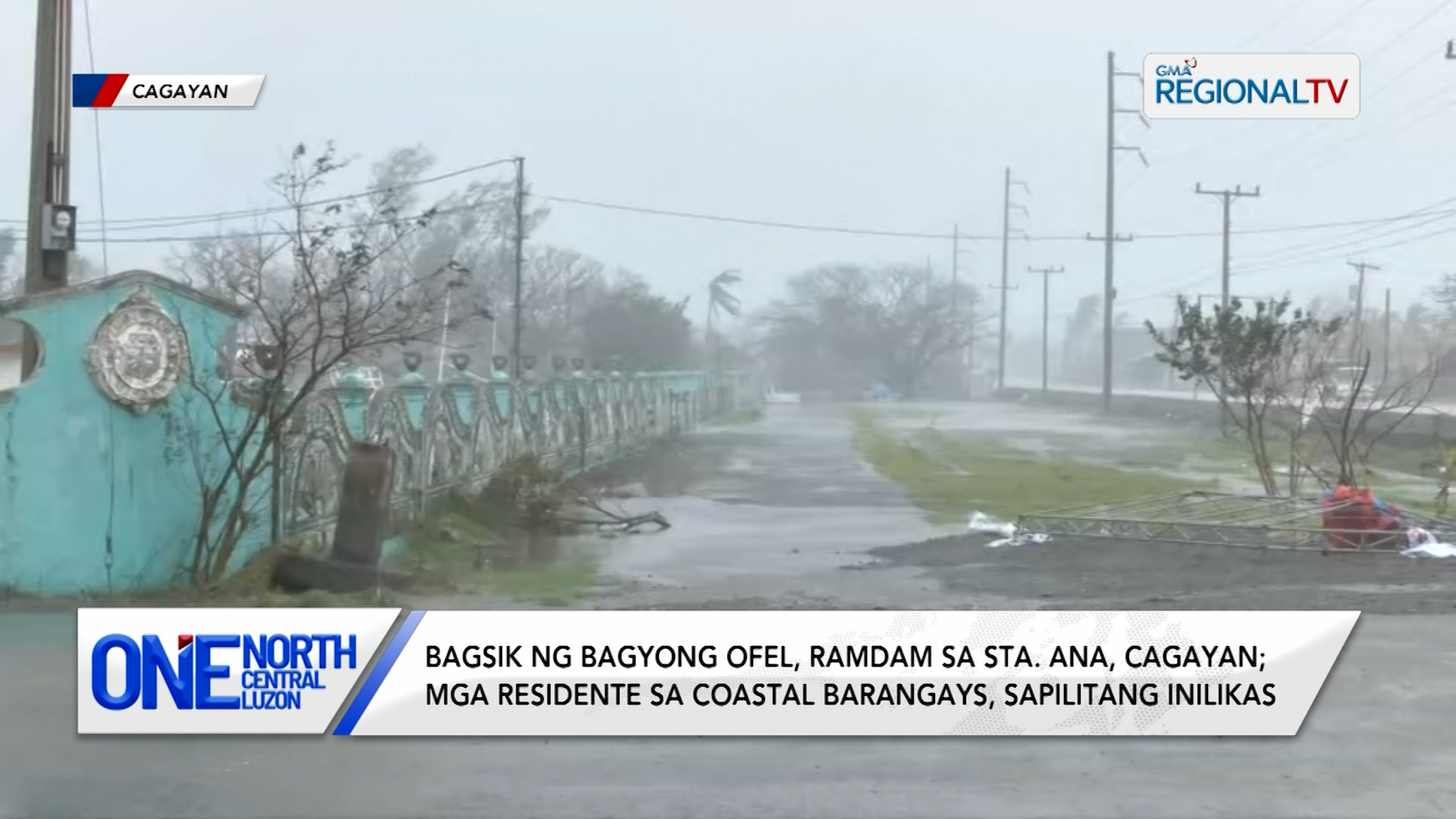 Ilang residente sa Sta. Ana, Cagayan, sapilitang inilikas