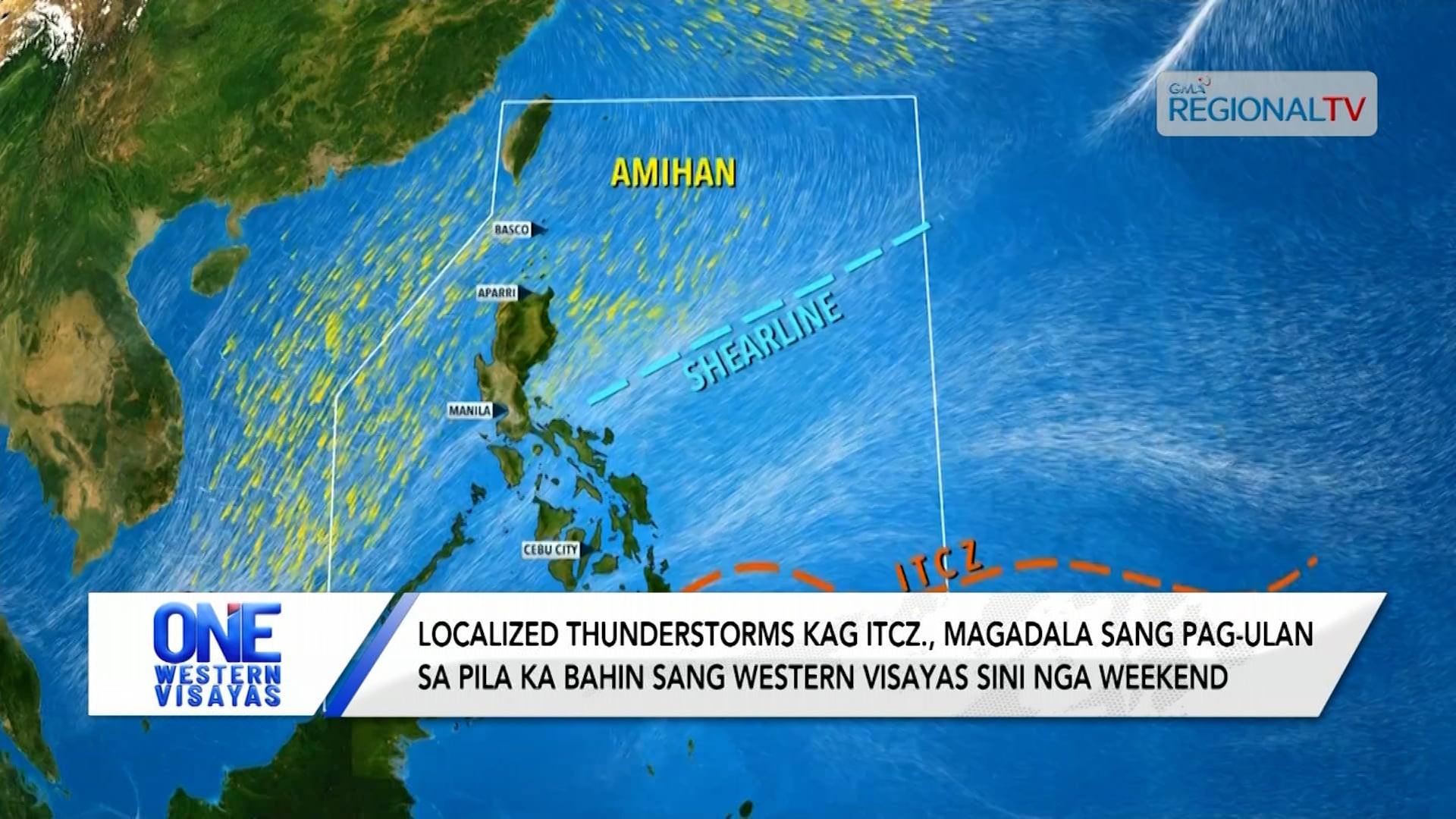 Thunderstorms kag ITCZ, Magadala sang Ulan sa Western Visayas sini nga Weekend