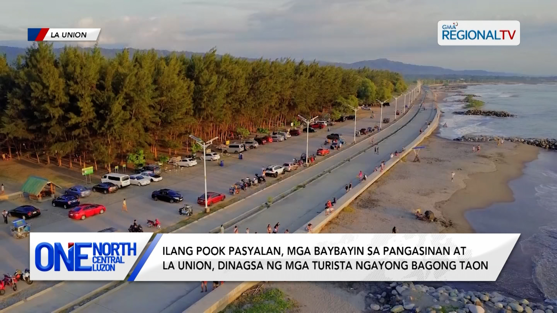 Ilang pook pasyalan, mga baybayin sa Pangasinan at La Union, dinagsa