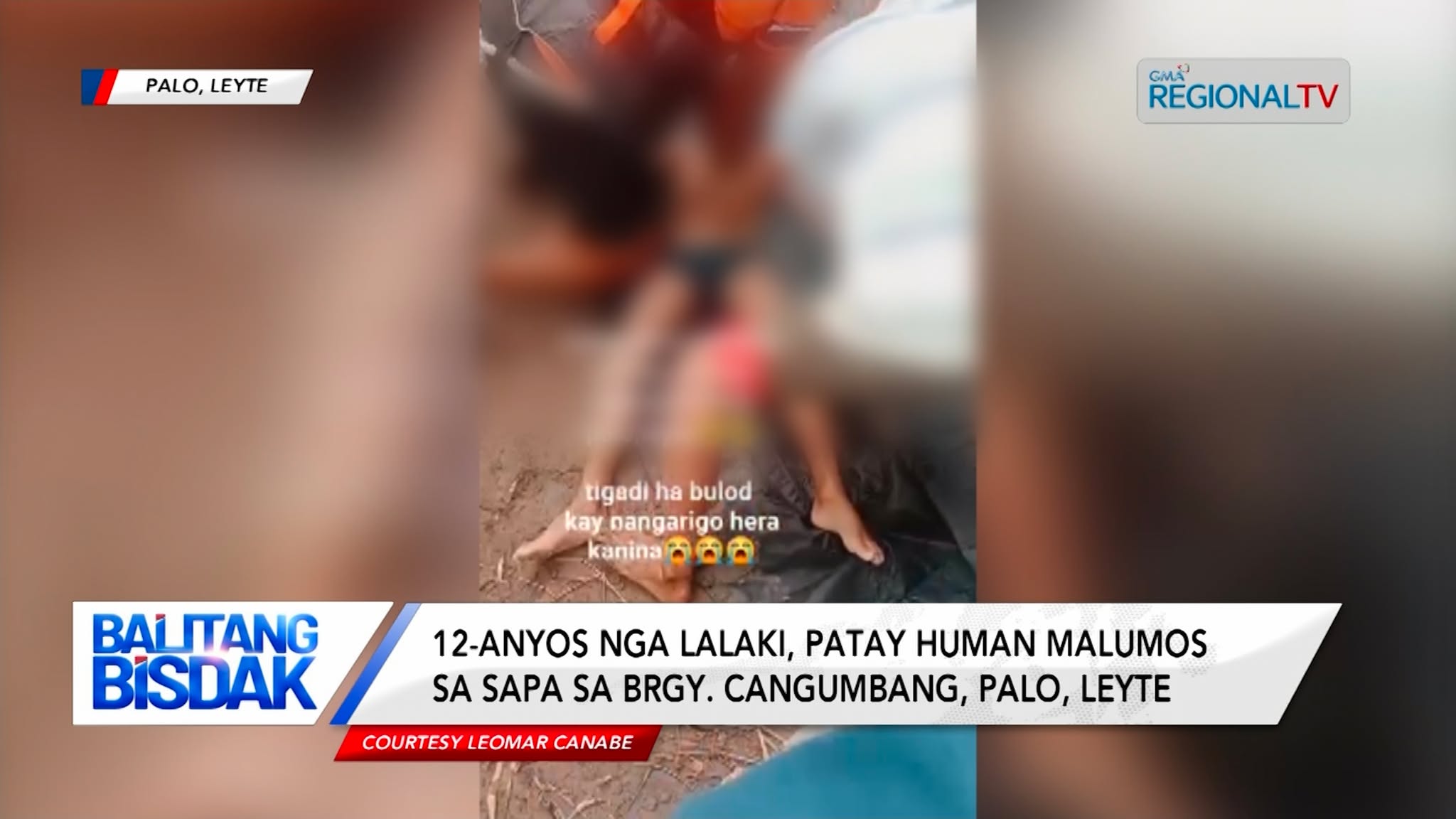12-anyos nga lalaki, patay human malumos sa sapa sa Palo, Leyte