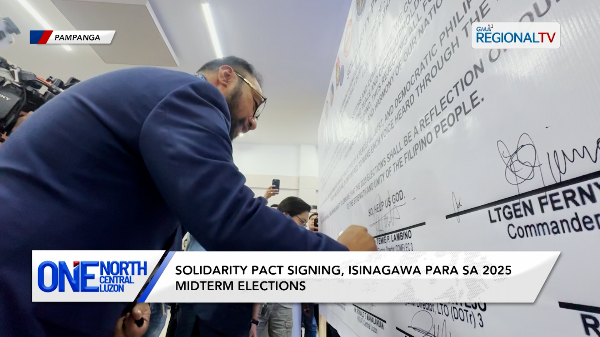 Solidarity pact signing, isinagawa para sa 2025 Midterm Elections