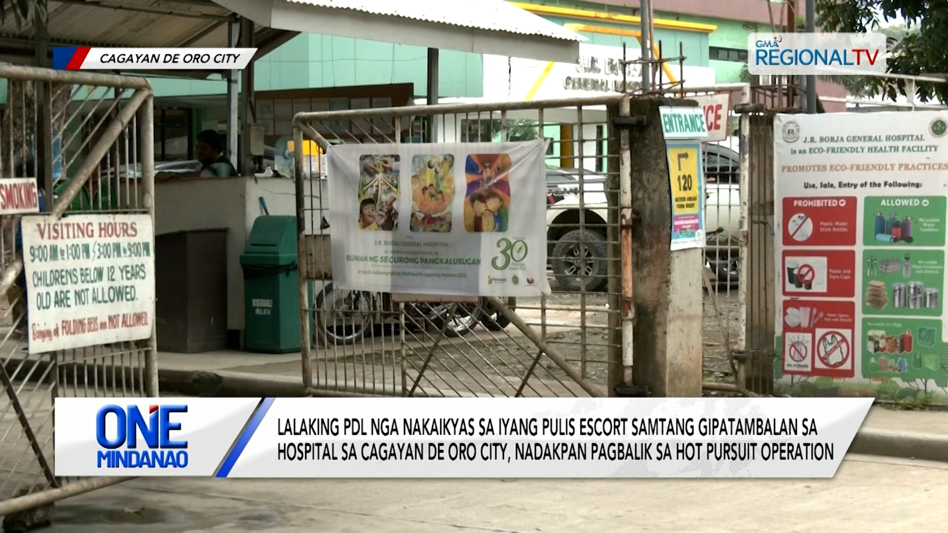 PDL, naka-escapo sa iyang pulis escort