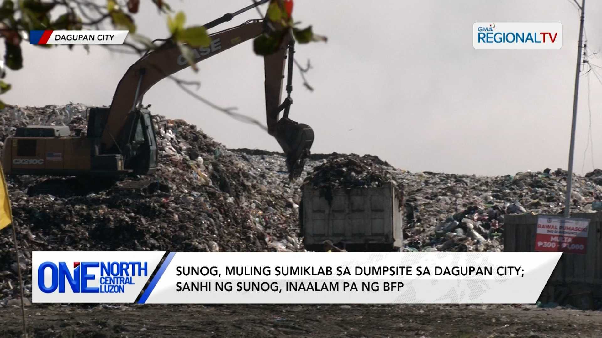 Sunog, muling sumiklab sa dumpsite sa Dagupan City