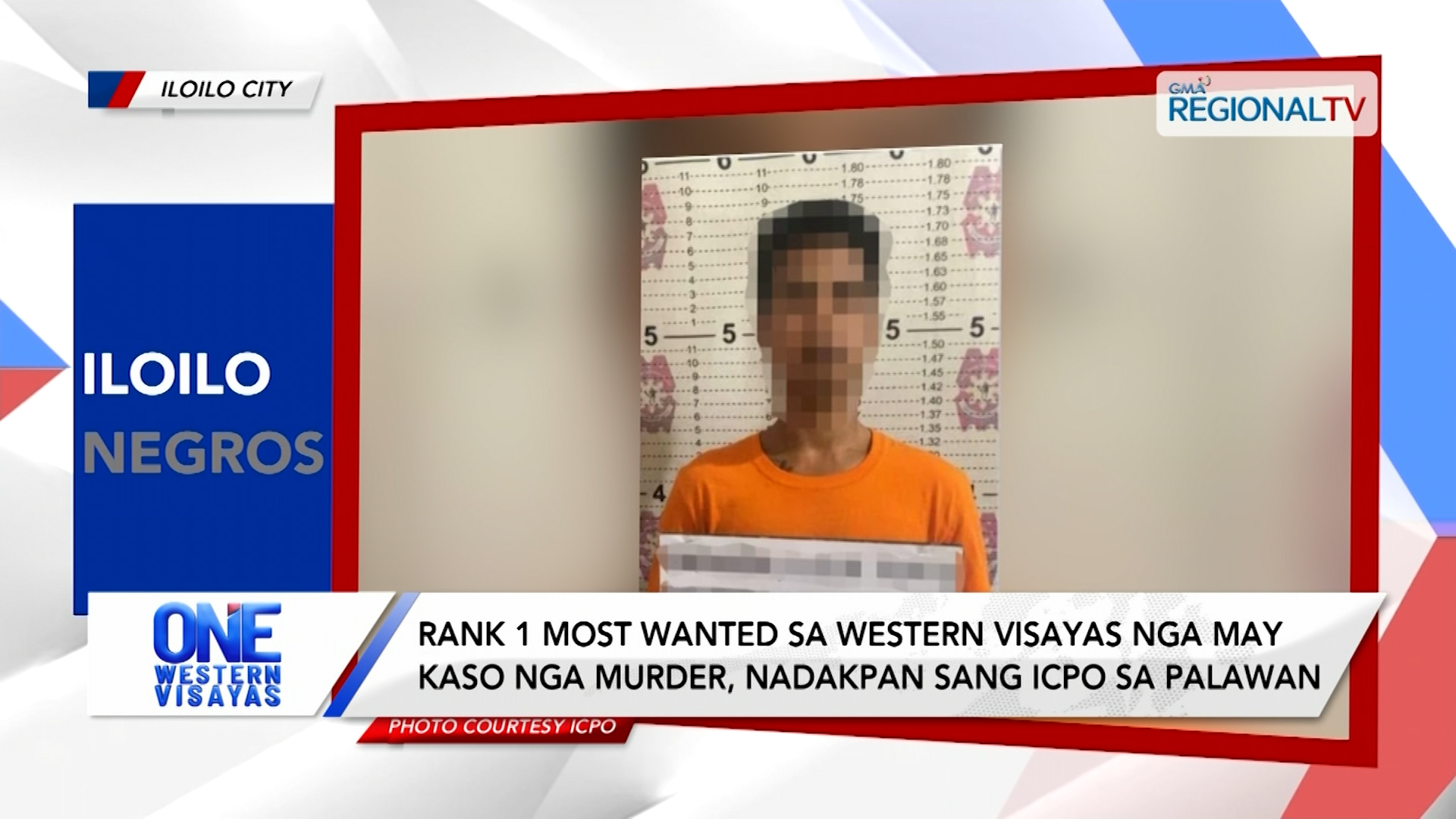 Rank 1 most wanted sa Western Visayas sa kaso nga murder, nadakpan sang ICPO