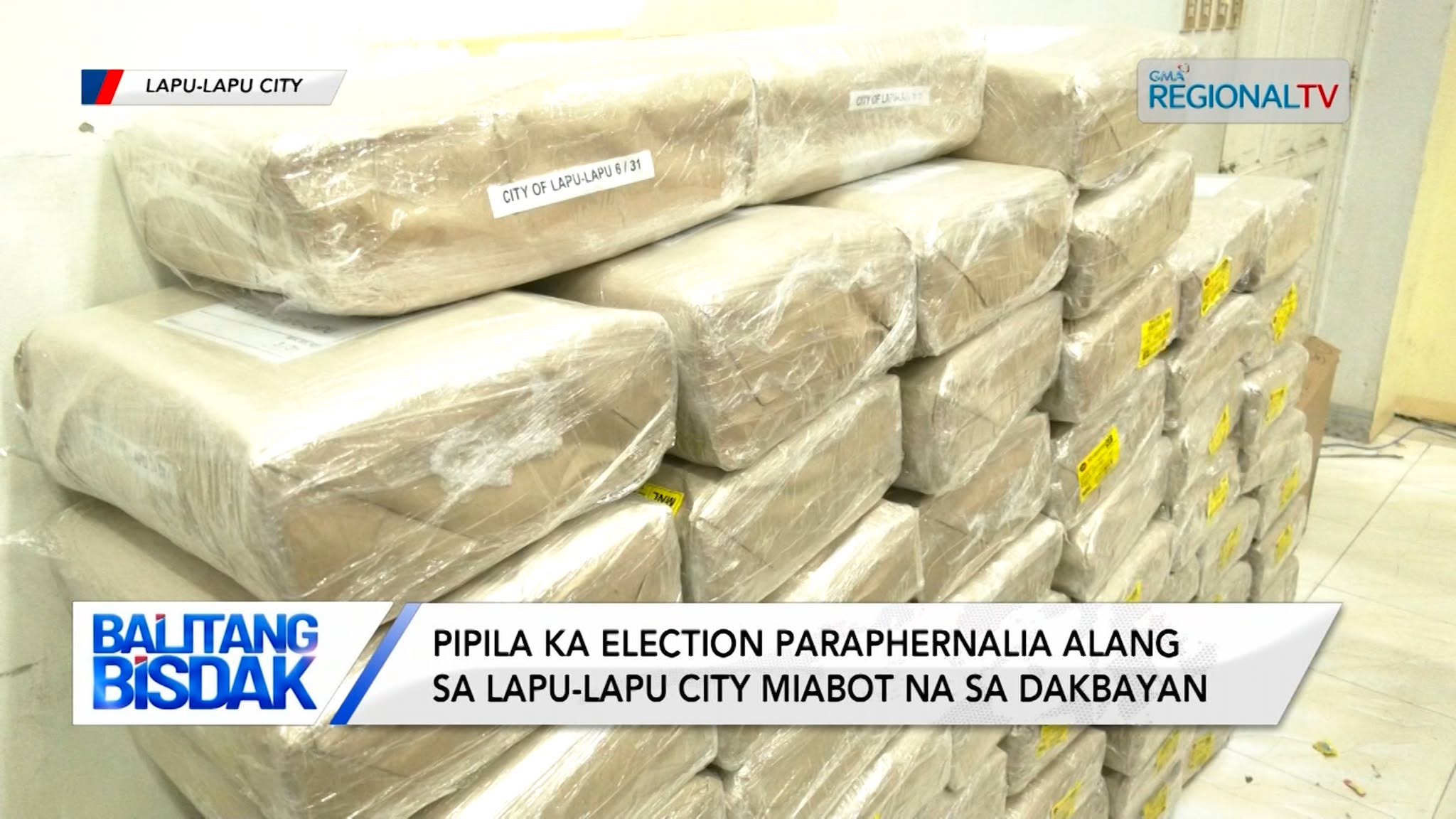 Election Paraphernalia, Na-deliver na sa Lapu-Lapu City