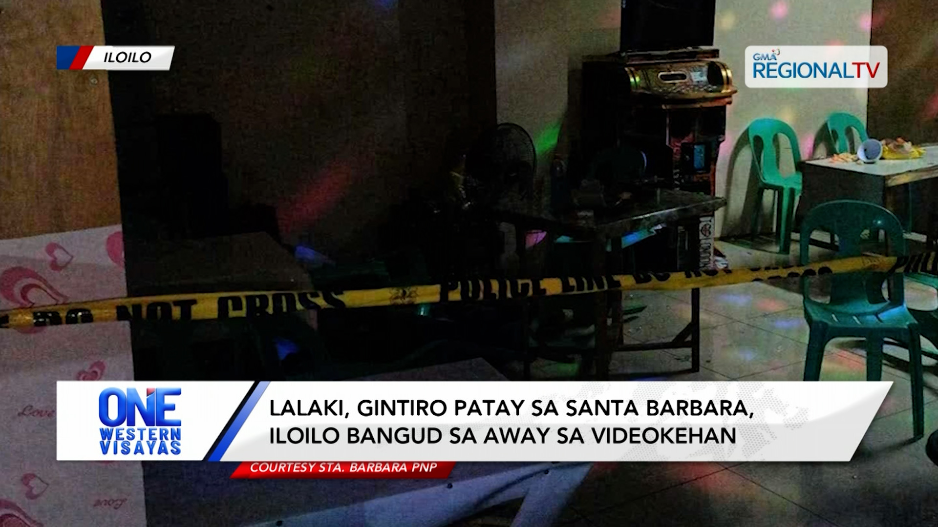 Lalaki, gintiro patay sa Santa Barbara, Iloilo bangud sa away sa videokehan