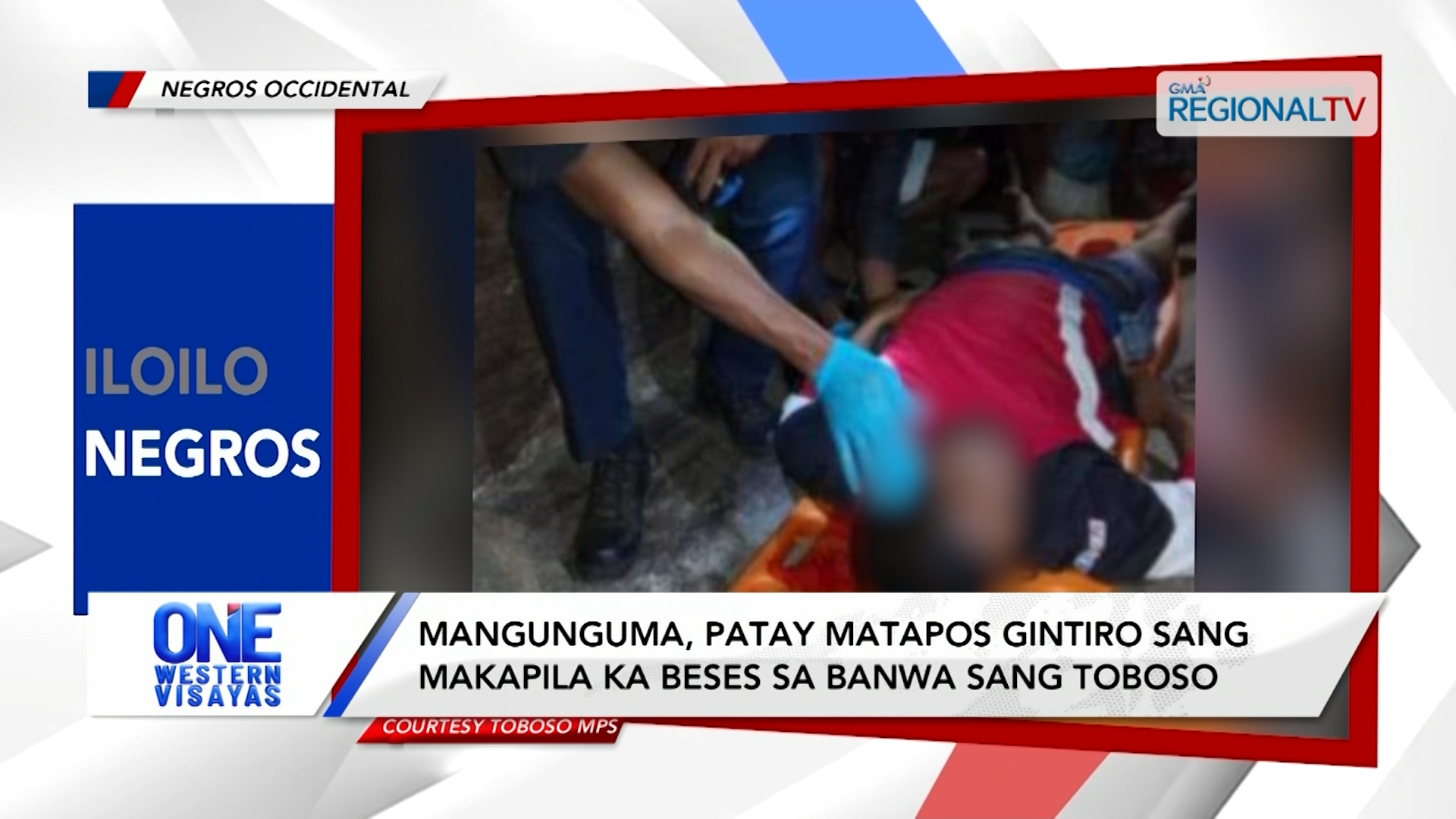 Mangunguma, patay matapos gintiro sang makapila ka beses sa banwa sang Toboso