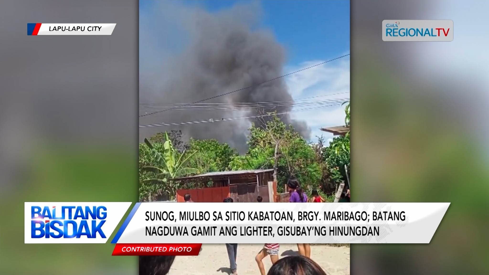 Sunog, miulbo sa Brgy. Maribago; batang nagduwa og lighter, gisubay’ng hinungdan