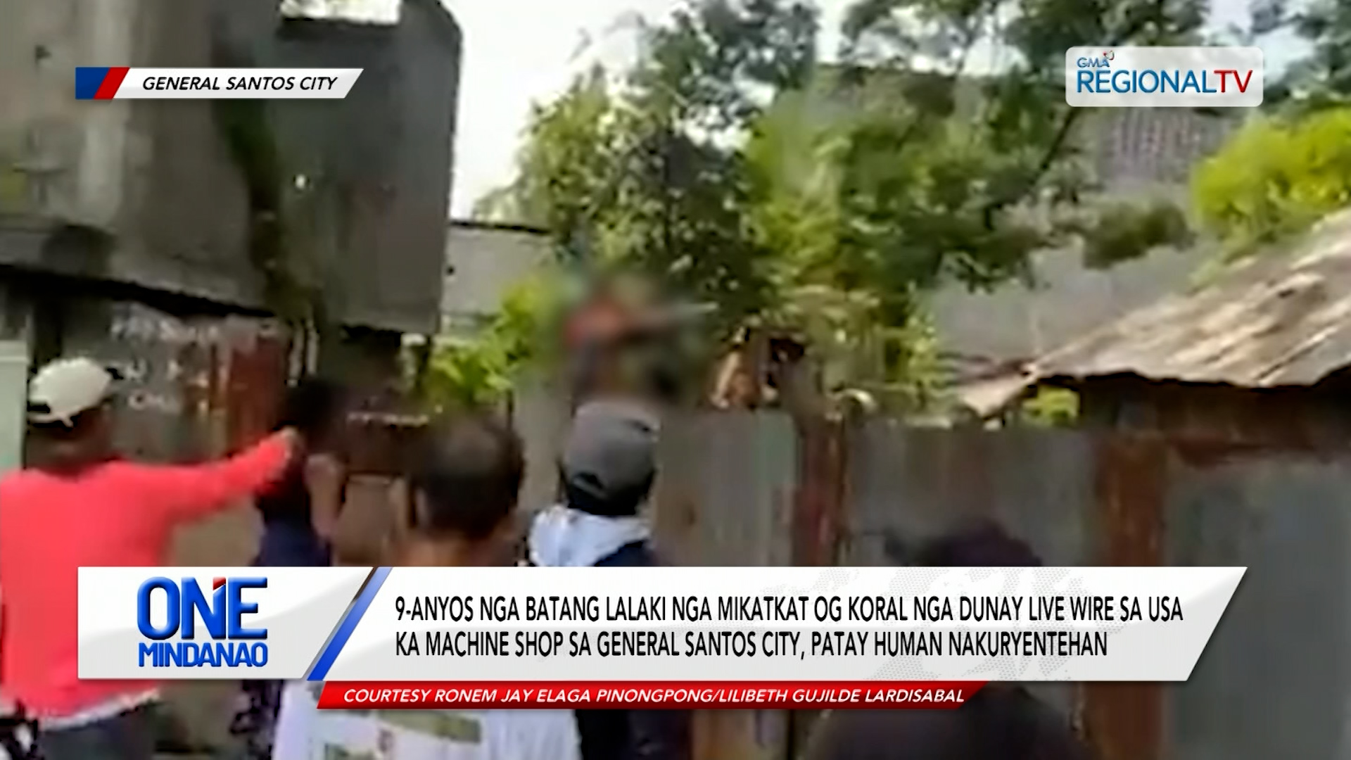 9-anyos nga batang lalaki nga mikatkat og koral nga dunay live wire, patay
