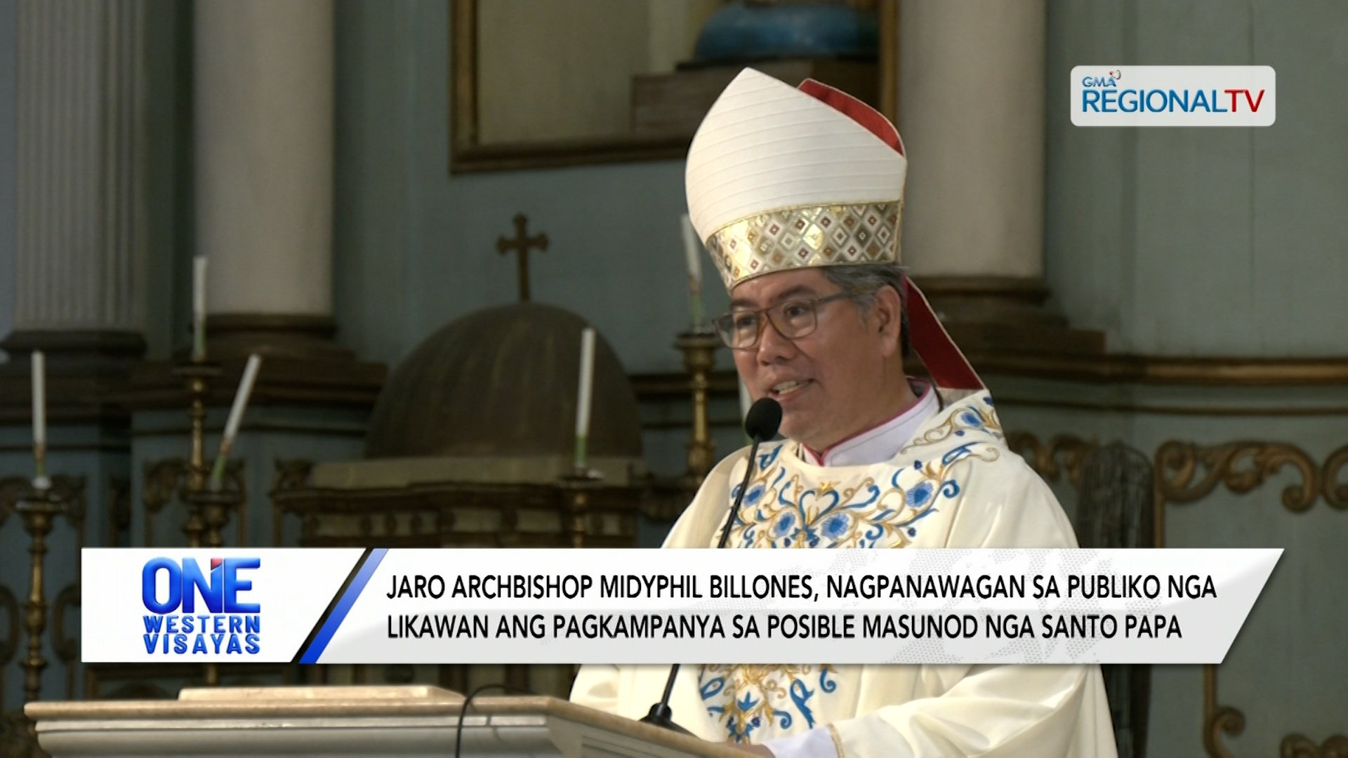 Jaro Arch. Billones; likawan ang pag-post sang posible masunod nga Santo Papa
