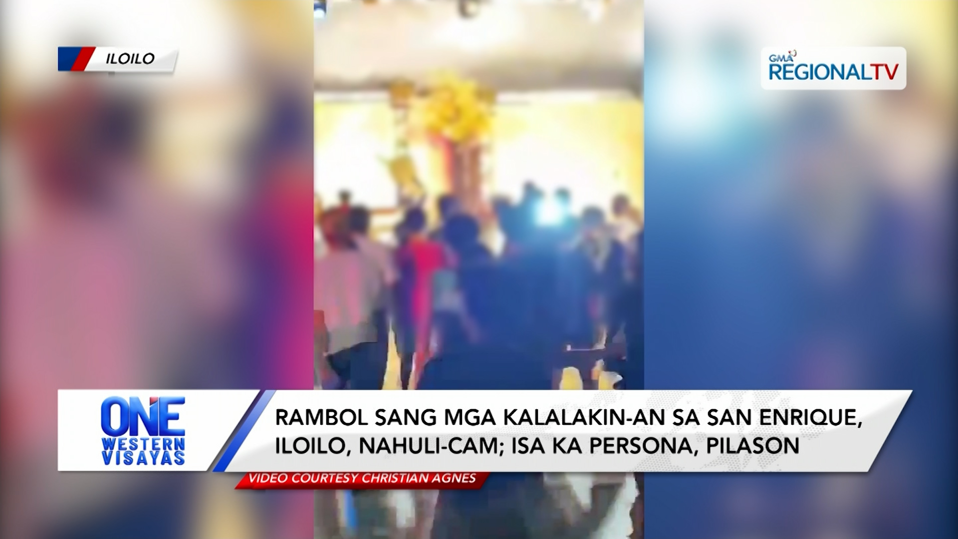 Rambol sang mga kalalakin-an sa San Enrique, Iloilo, nahuli-cam