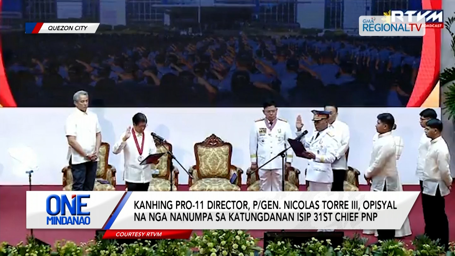 P/Gen. Nicolas Torre III, opisyal nga nanumpa sa katungdanan isip 31st Chief PNP