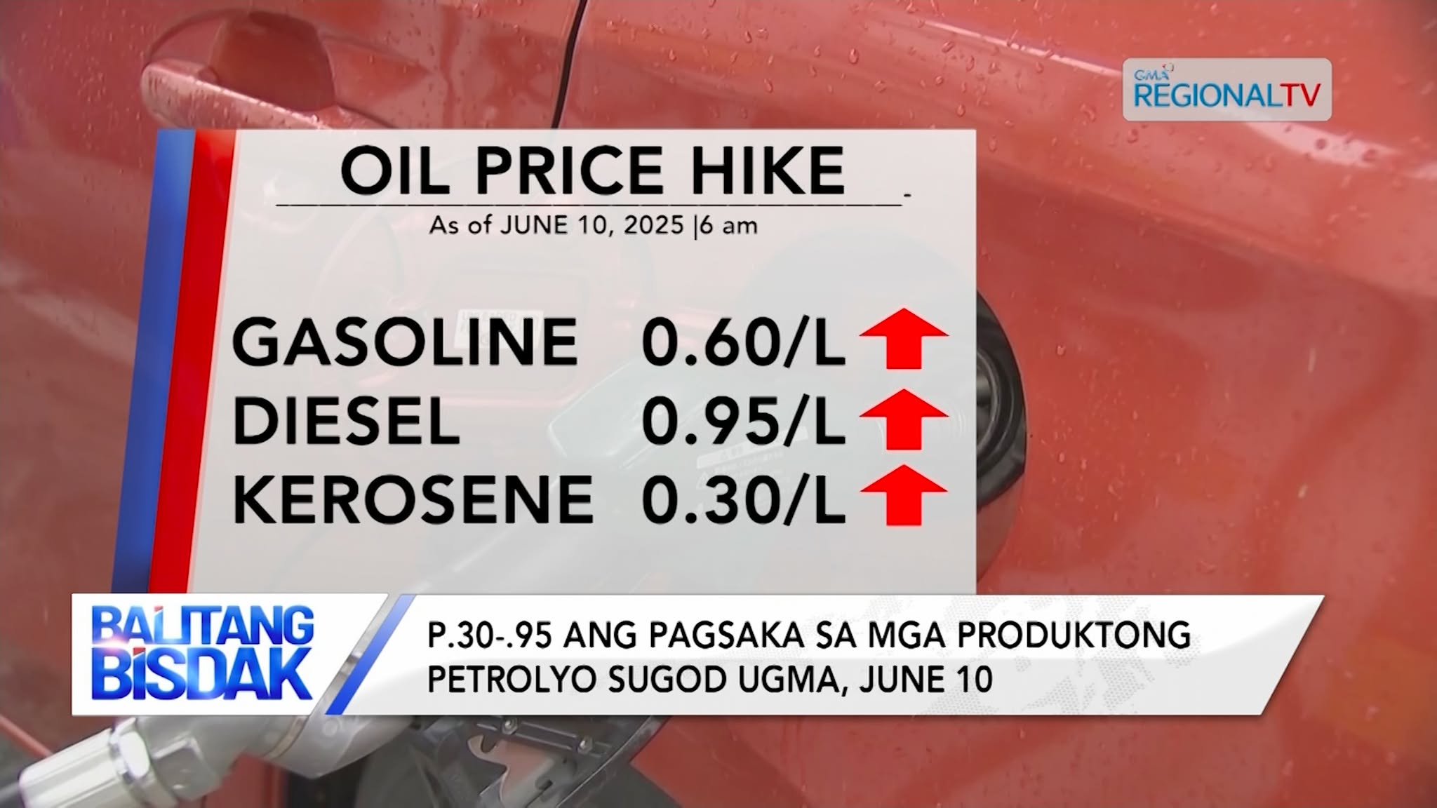 Mga Motorista, Pa-gas na sa dili Ipatuman ang Usbaw sa Produktong Petrolyo