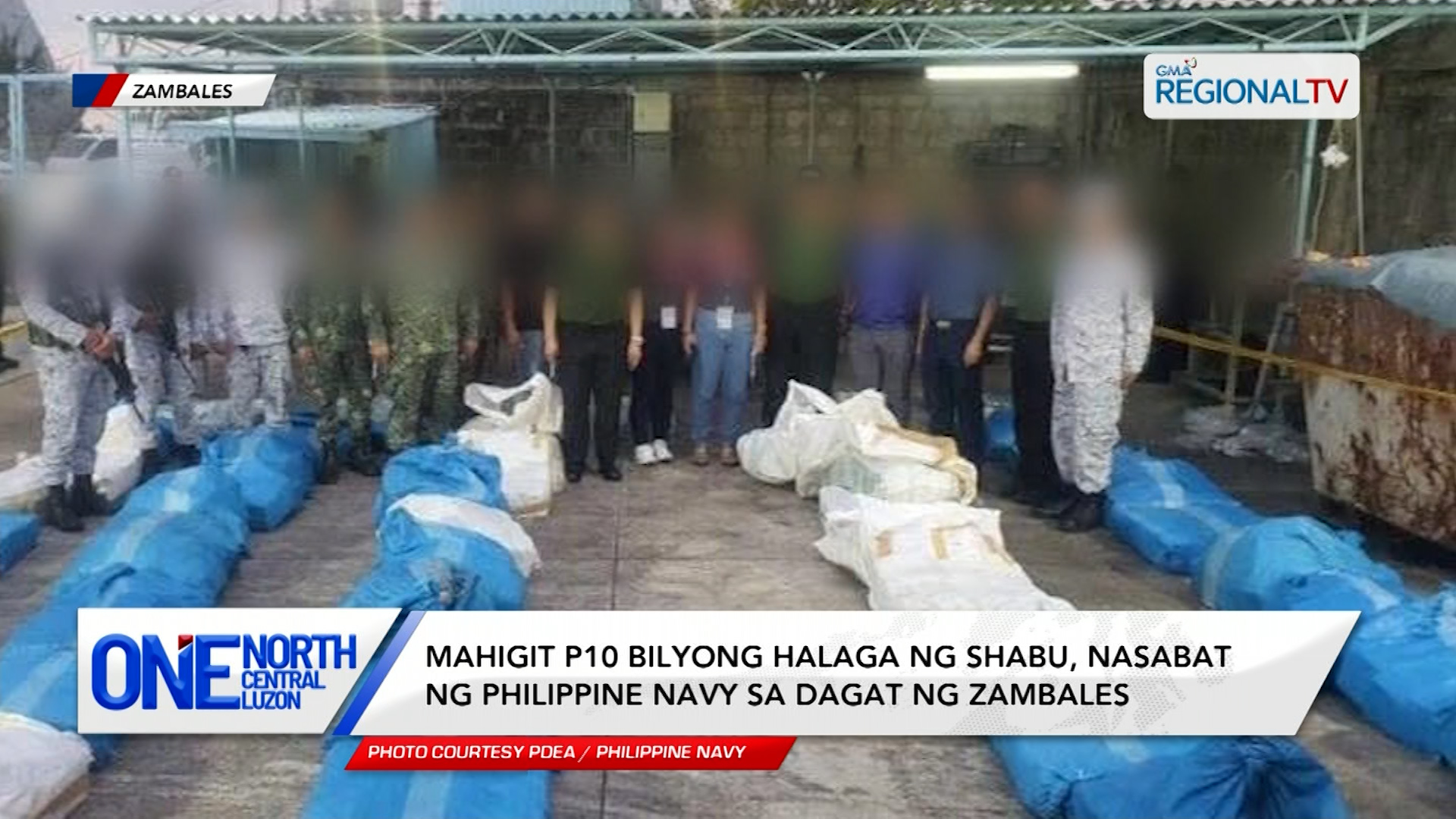 Mahigit P10 bilyong halaga ng shabu, nasabat sa dagat ng Zambales