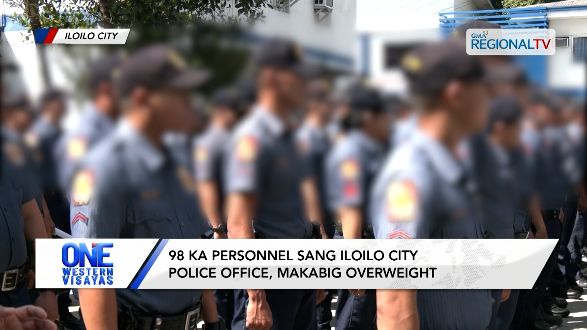 98 ka personnel sang Iloilo City Police Office, makabig overweight