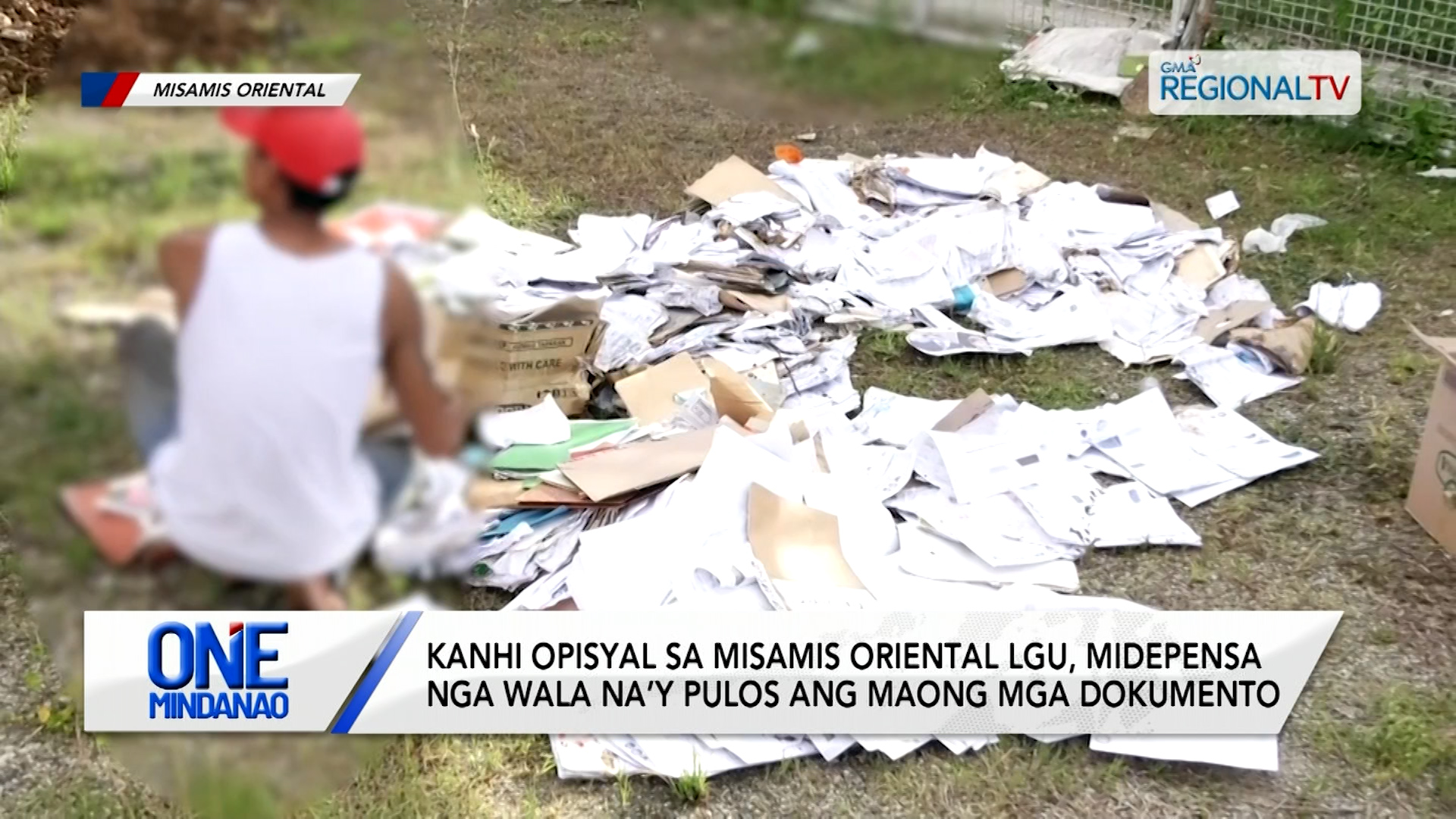 Mga dokumento Misamis Oriental LGU nga gilubong sa bakanteng luna, gikalot