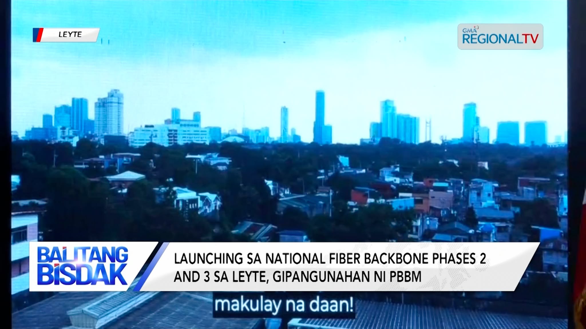 Launching sa National Fiber Backbone Phases 2 and 3 sa Leyte, gipahigayon