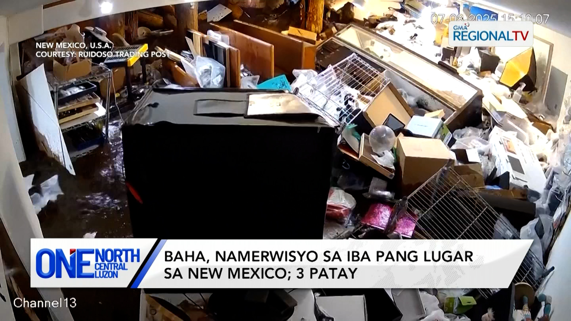 Baha, namerwisyo sa iba pang lugar sa New Mexico, U.S.A; 3 patay