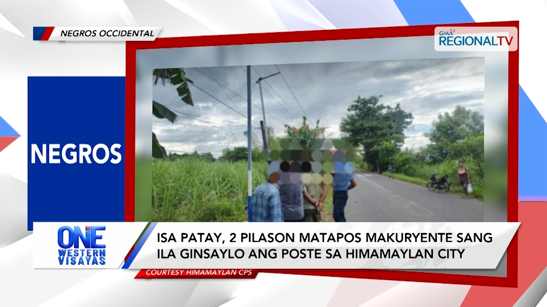 Isa patay, 2 pilason matapos makuryente sang ila ginsaylo ang poste