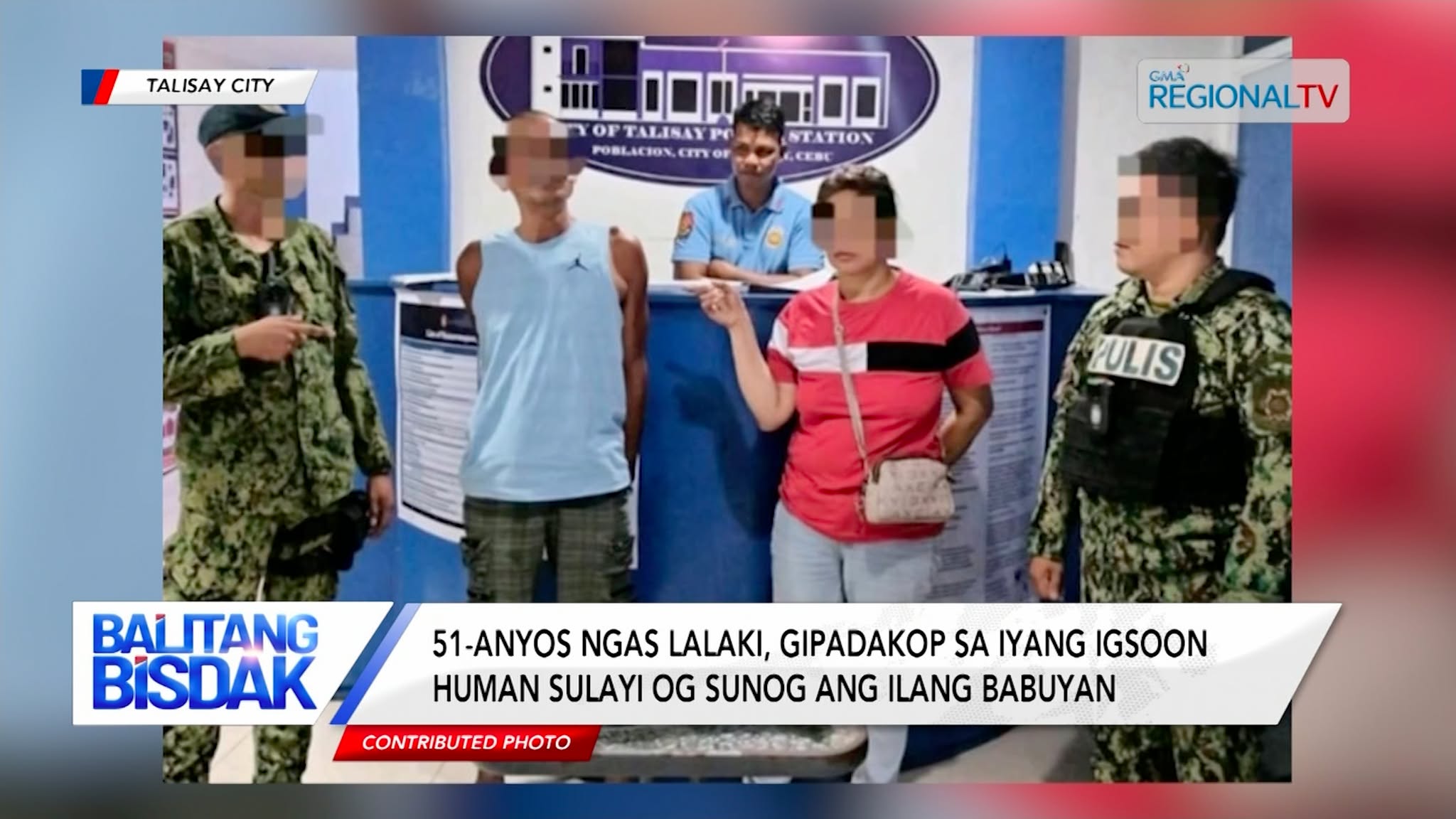 Tulo ka Indibidwal Gidakop sa Managlahing Insidente sa Talisay City