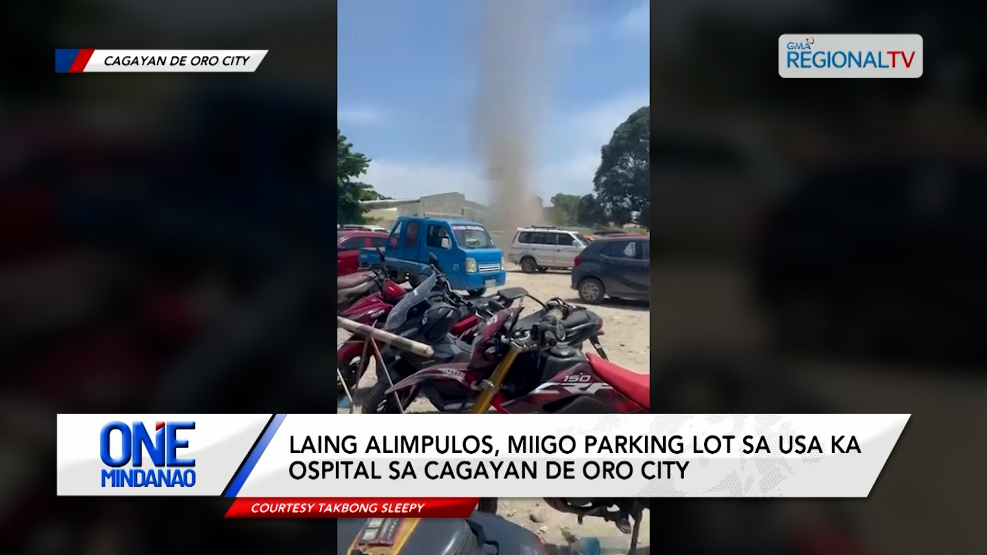 Laing alimpulos, miigo parking lot sa usa ka ospital sa Cagayan de Oro City | One Mindanao