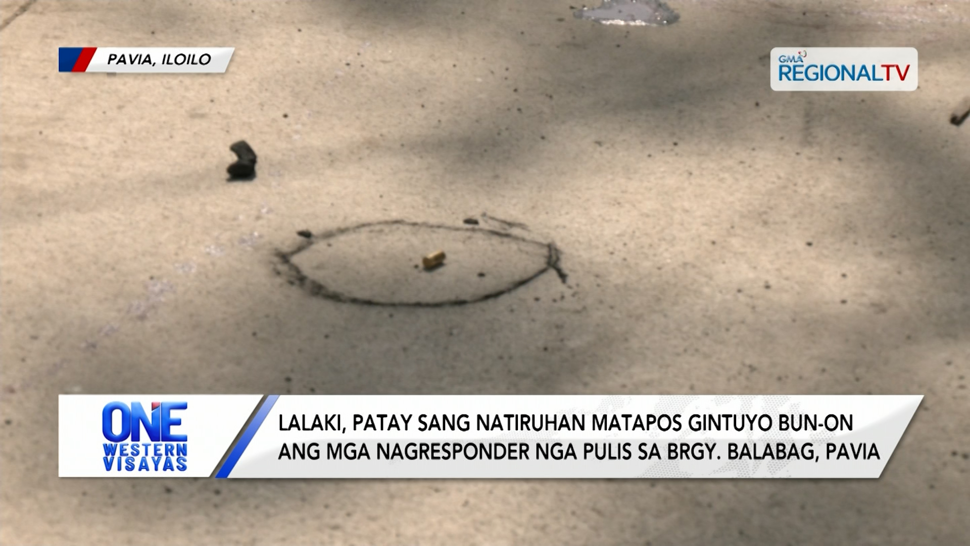 Lalaki, patay sang natiruhan matapos tuyo bun-on ang pulis sa Pavia | One Western Visayas