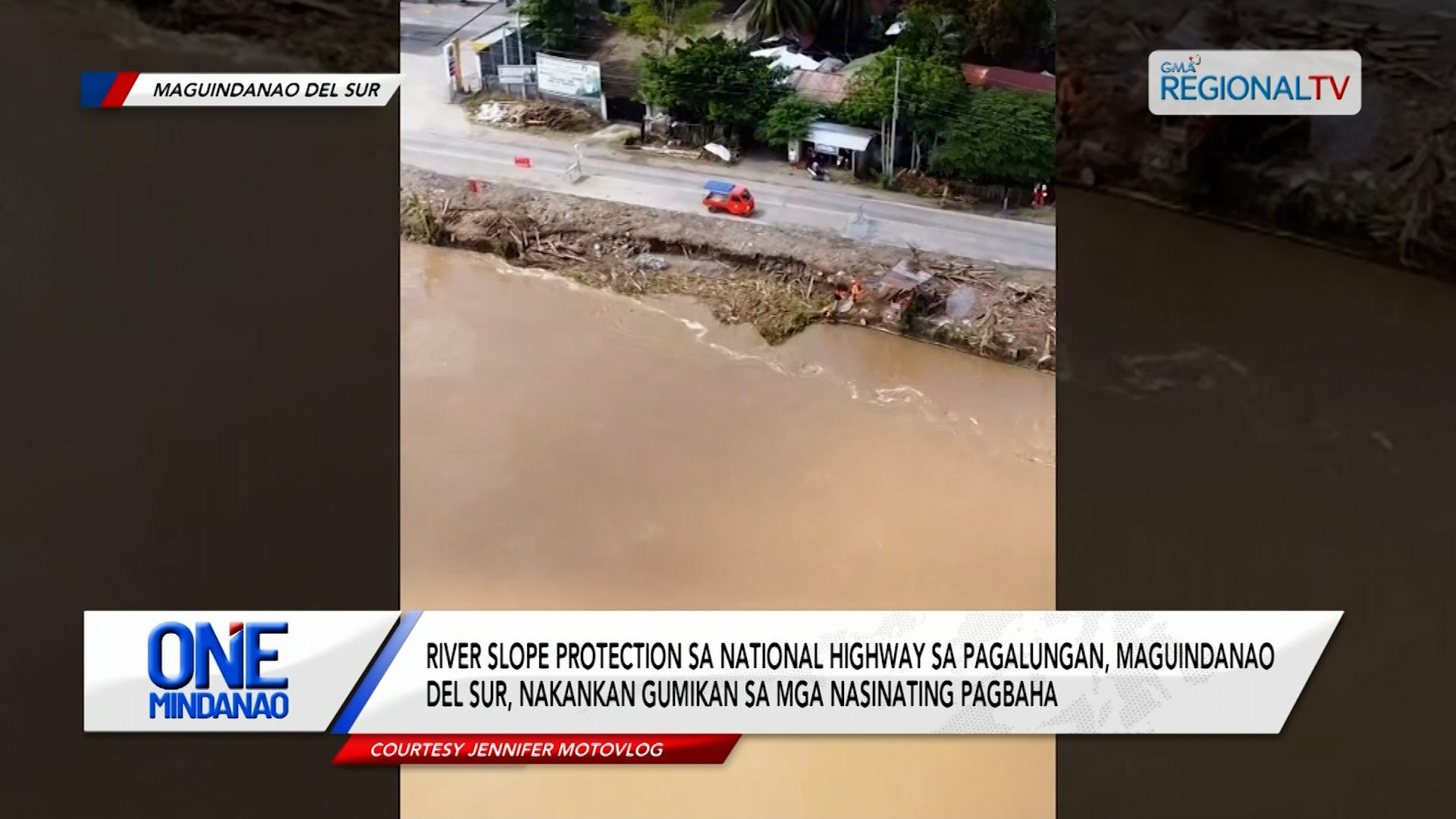 River slope protection sa national highway sa Pagalungan, Maguindanao del Sur | One Mindanao