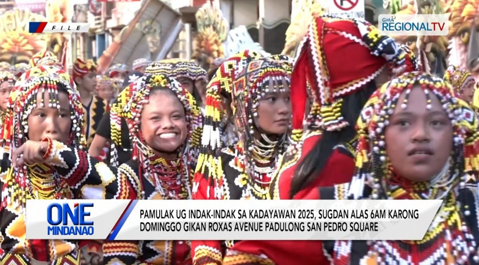 16 ka contingents sa Indak-Indak sa Kadayawan 2025, andam na | One Mindanao
