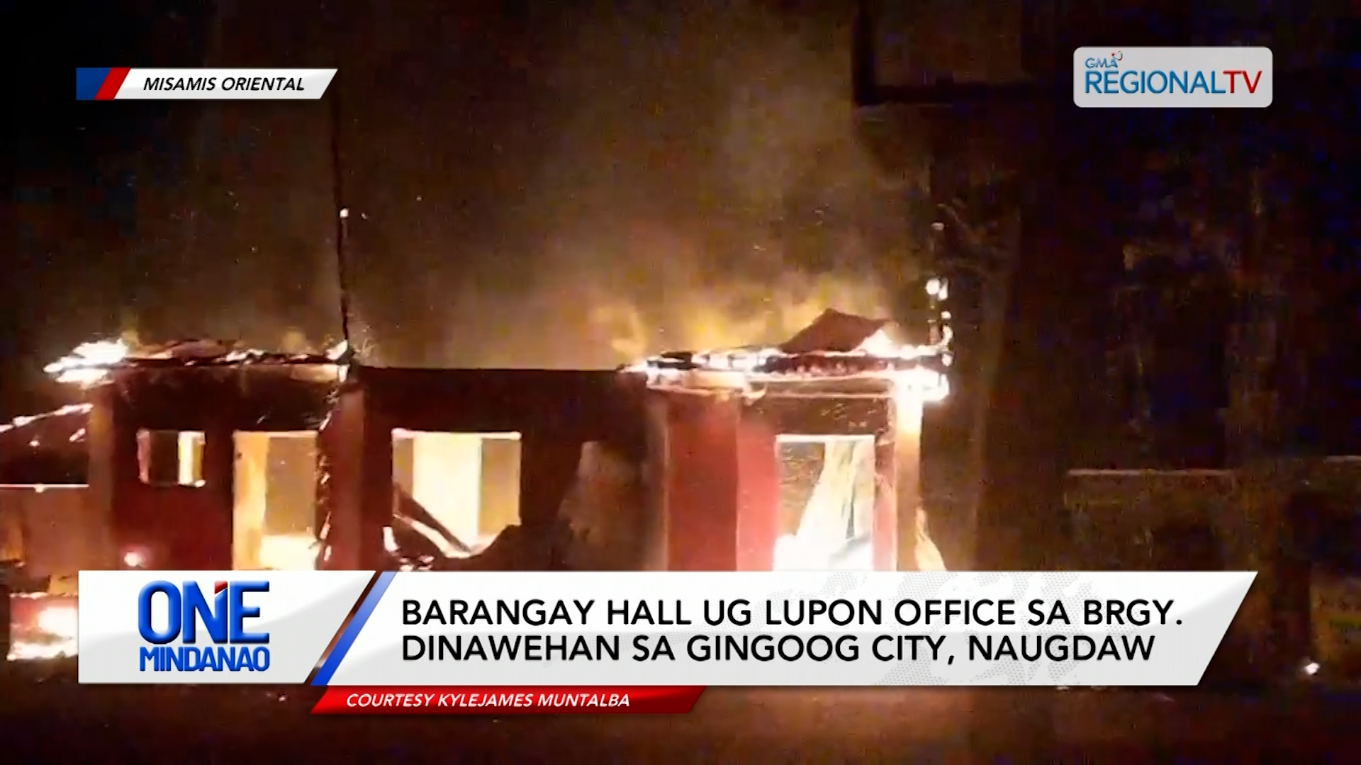 Duha ka balay, nasunog sa Brgy. San Juan, Gingoog City | One Mindanao