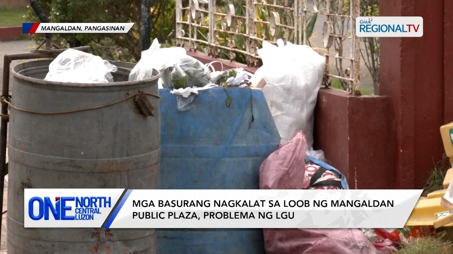 Mga basurang nagkalat sa loob ng Mangaldan Public Plaza, problema ng LGU | One North Central Luzon