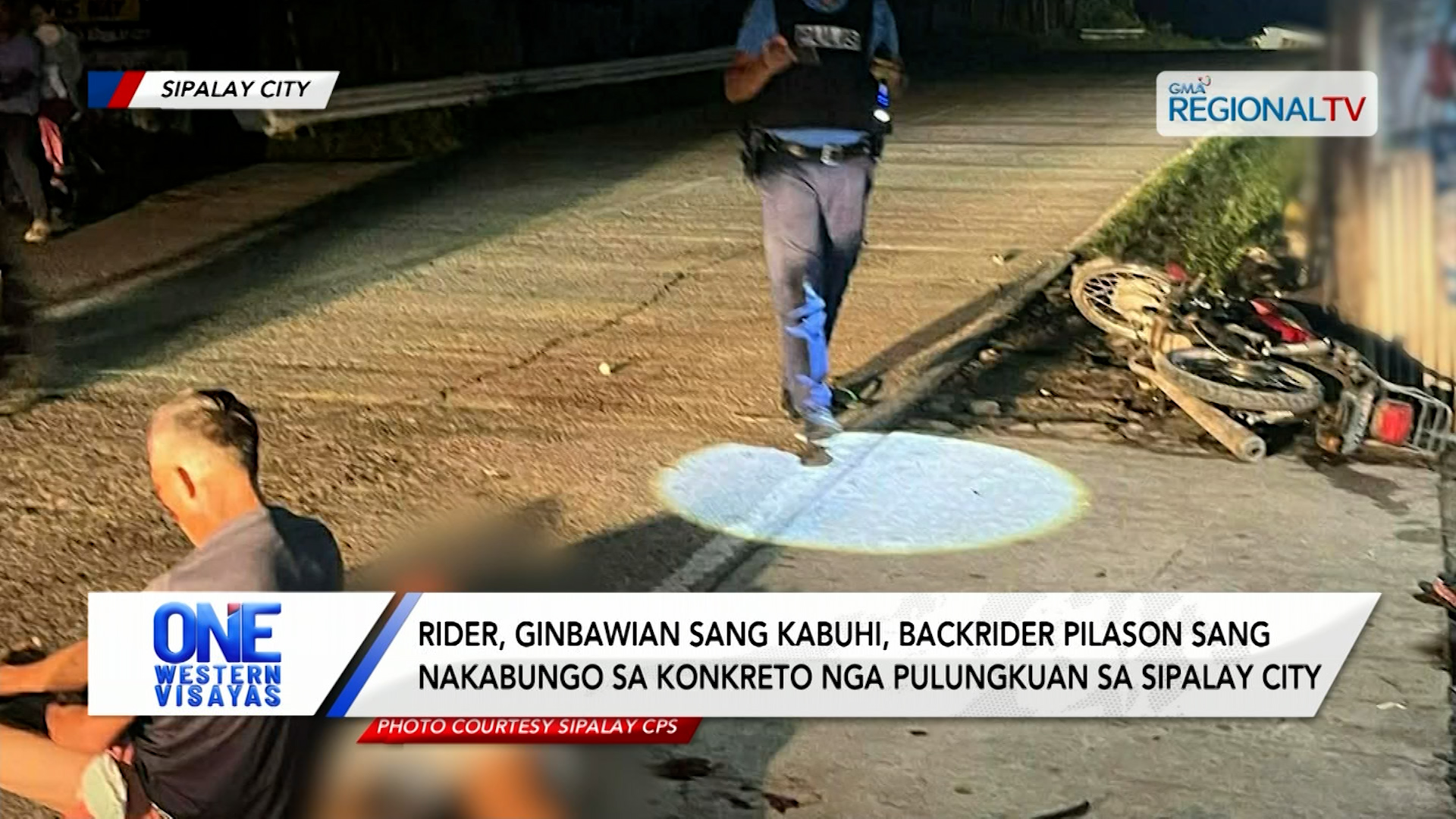 Rider, ginbawian sang kabuhi, backrider pilason sang nakabunggo sa Sipalay City| One Western Visayas