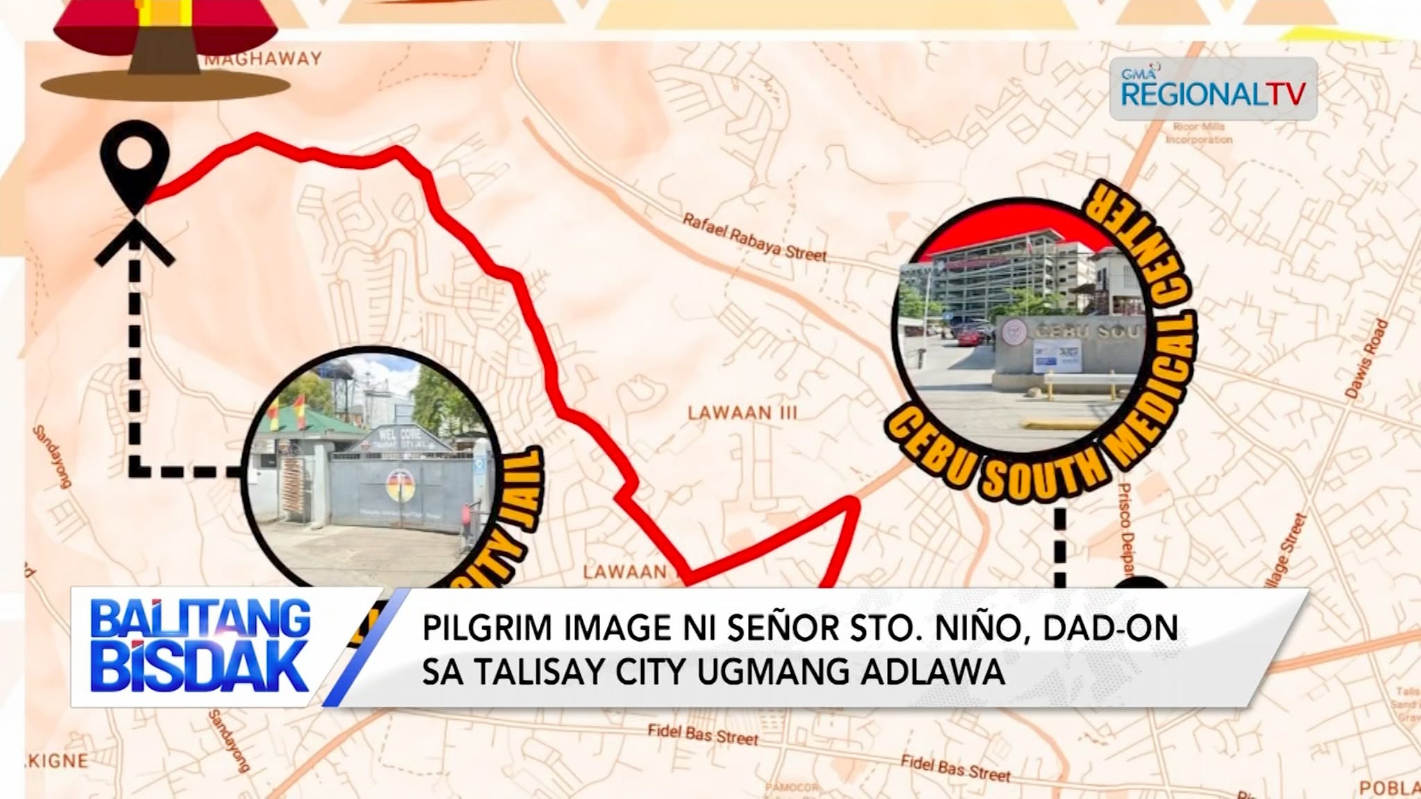 Pilgrim Image ni Señor Sto. Niño, Dad-on sa Talisay City | Balitang Bisdak