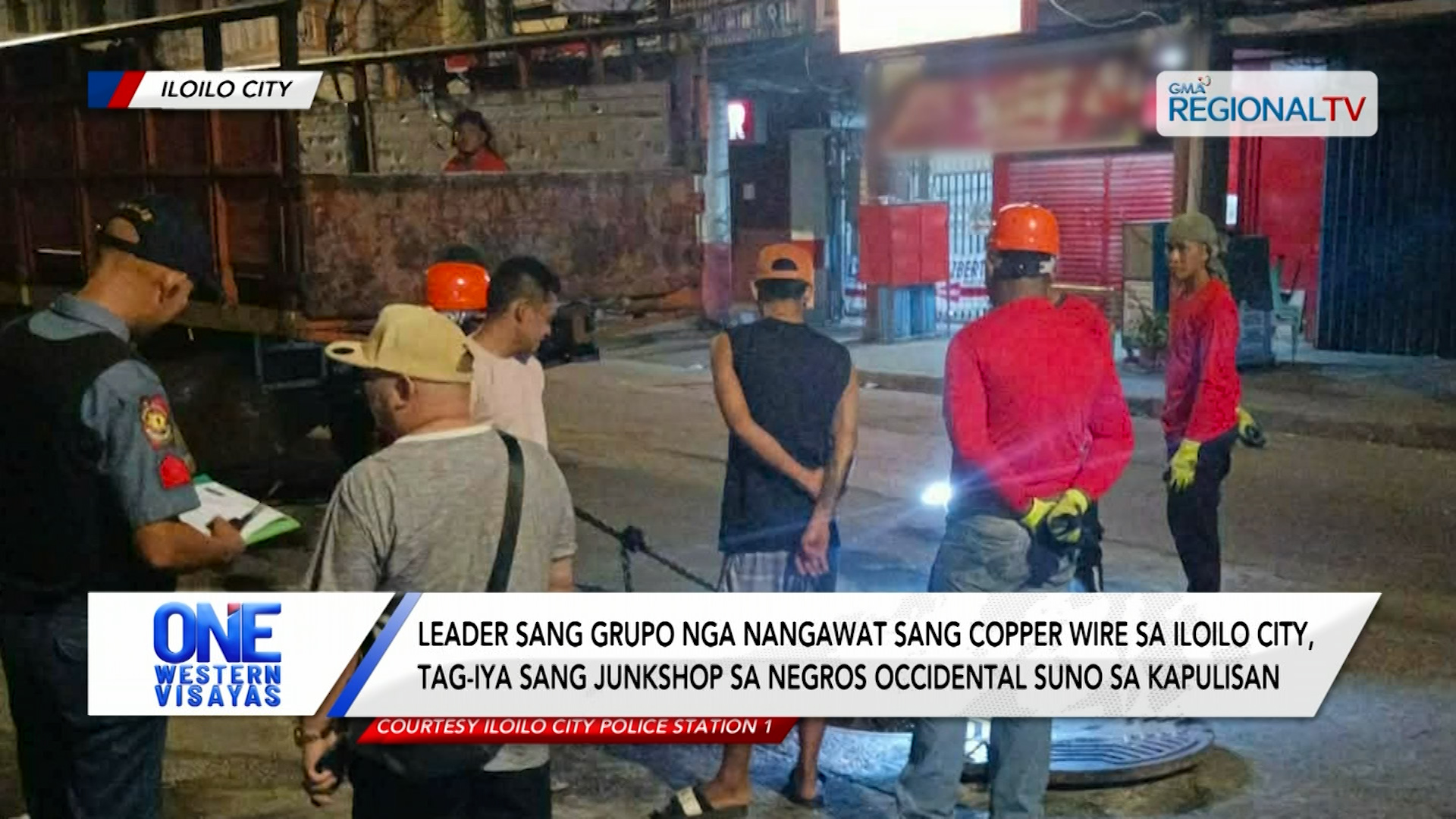 Leader sang grupo nga nangawat sang copper wire sa Iloilo City, may junkshop | One Western Visayas