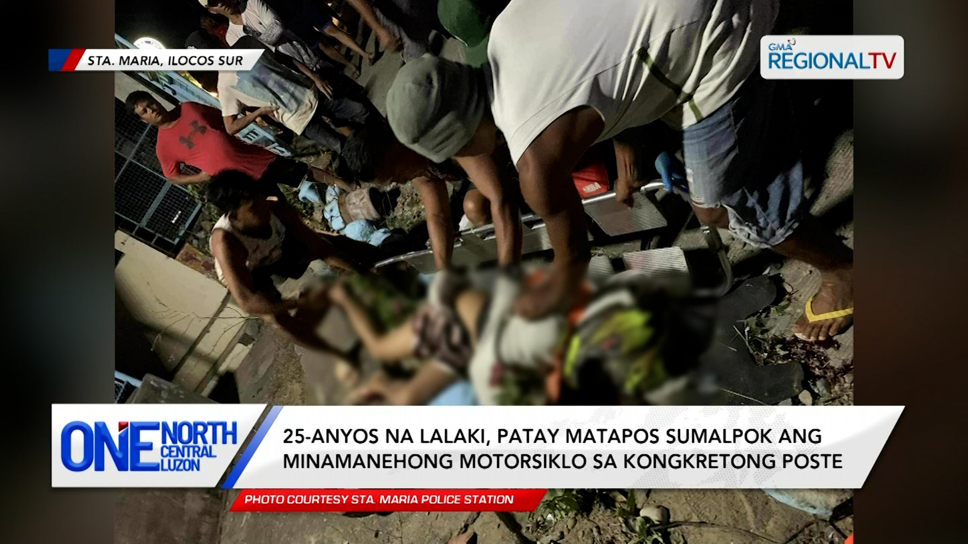 Lalaki, patay matapos sumalpok ang minamanehong motorsiklo sa poste | One North Central Luzon
