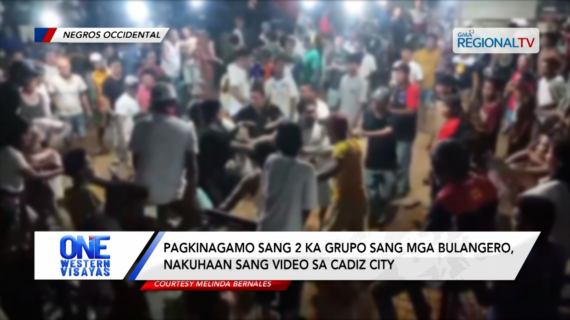 Pagkinagamo sang 2 ka grupo sang bulangero, nakuhaan sang video sa Cadiz City | One Western Visayas
