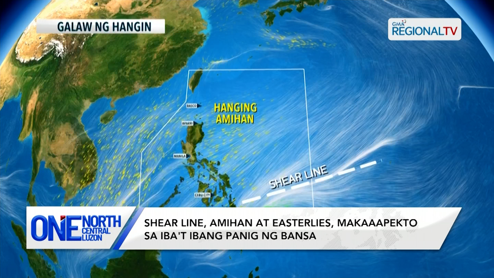 Shear line, amihan at easterlies, makaaapekto sa bansa | One North Central Luzon